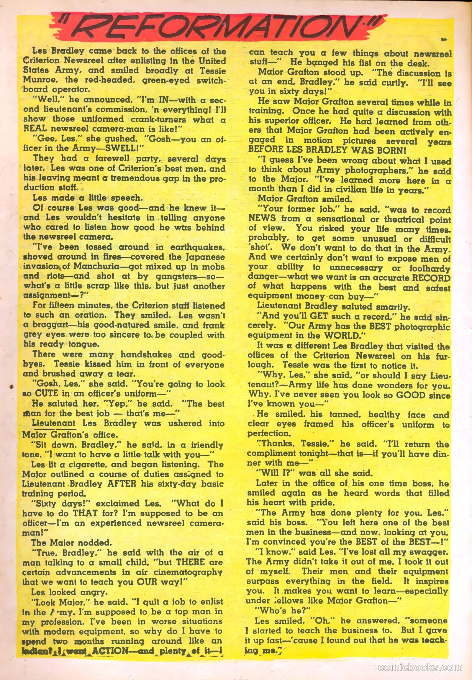 Captain Triumph Comics #15 (1949) — page 32 of 52
