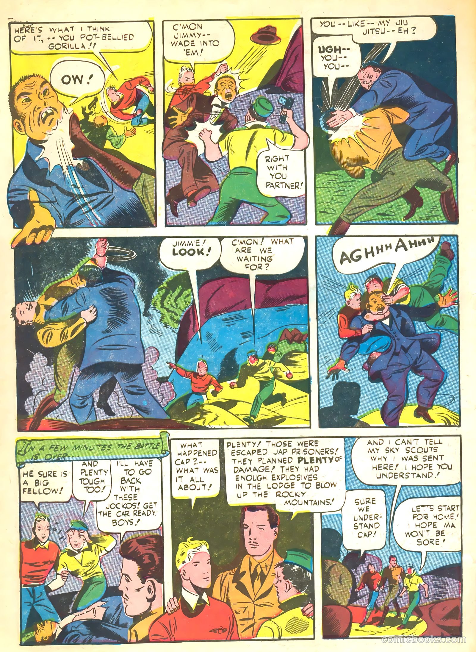 Captain Triumph Comics #15 (1949) — page 44 of 52