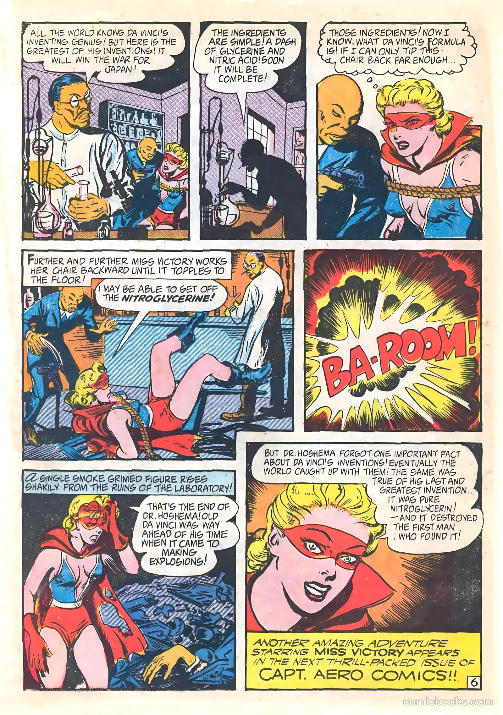 Captain Triumph Comics #17 (1949) — page 16 of 52