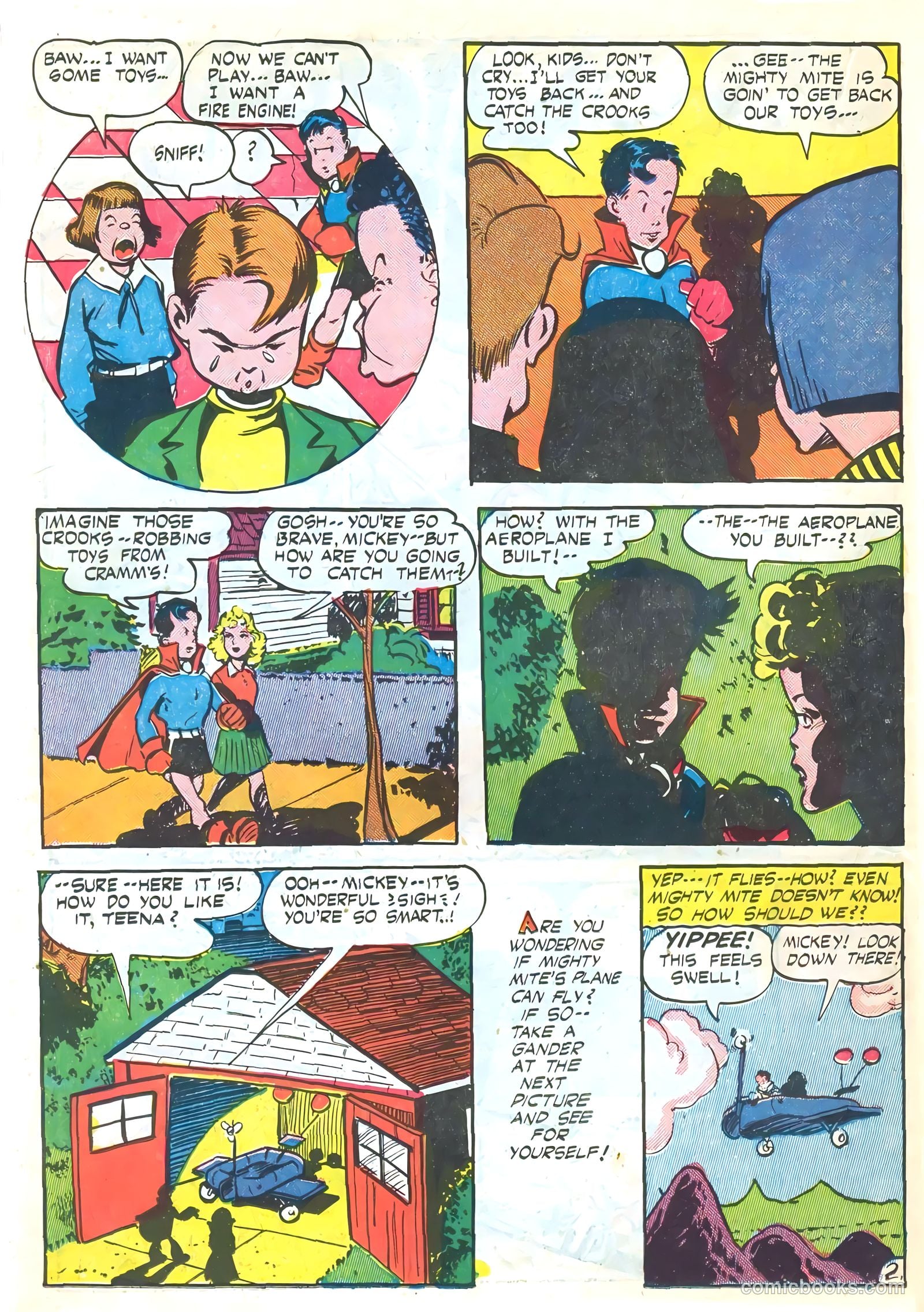 Captain Triumph Comics #17 (1949) — page 32 of 52