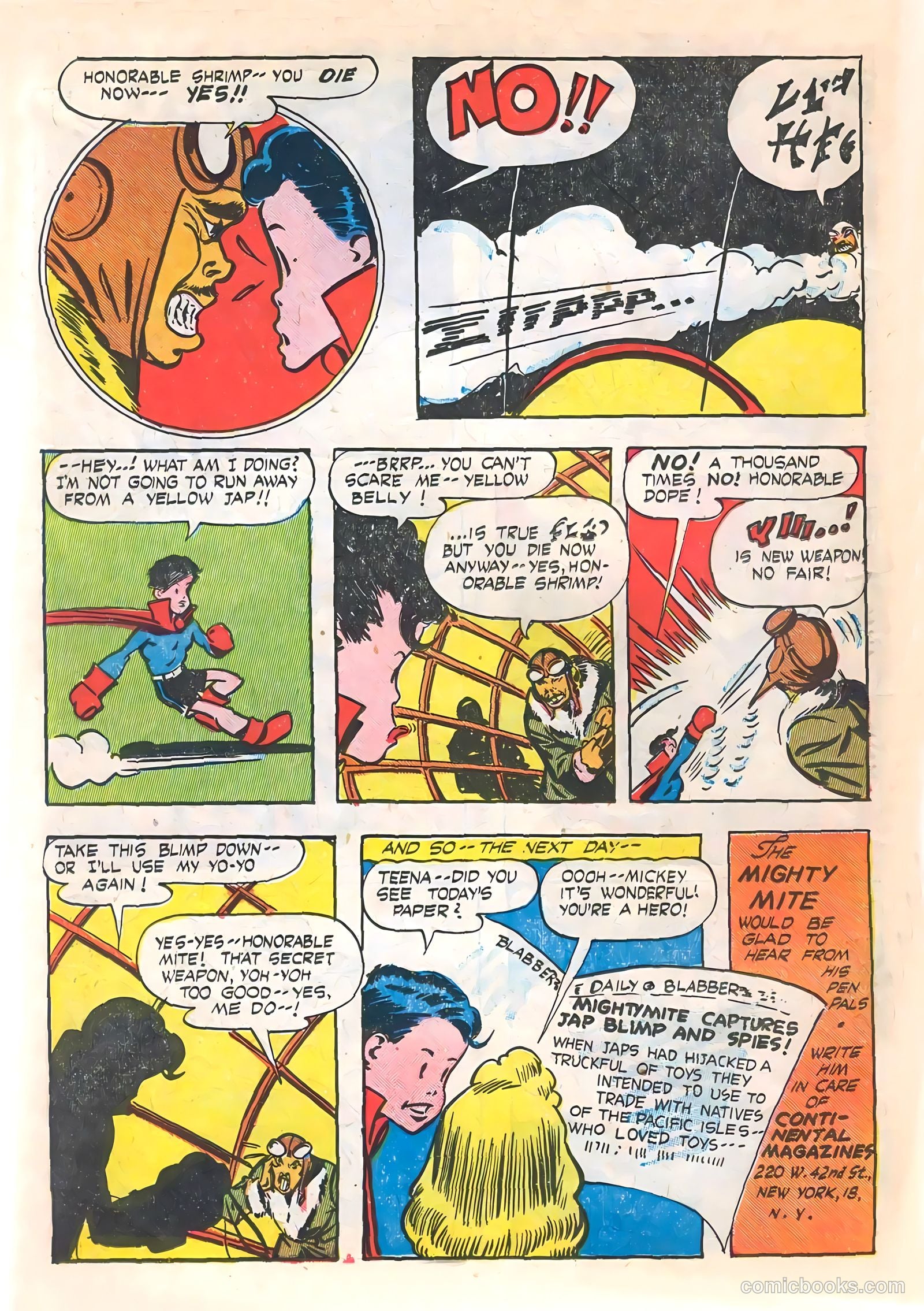 Captain Triumph Comics #17 (1949) — page 36 of 52