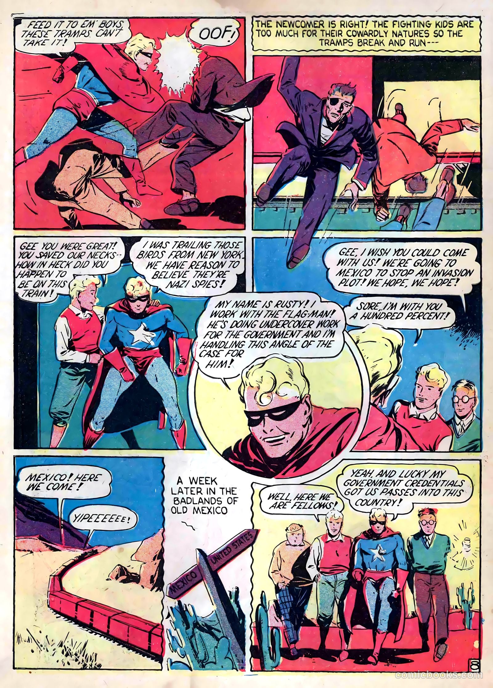 Captain Triumph Comics #2 (1942) — page 54 of 68