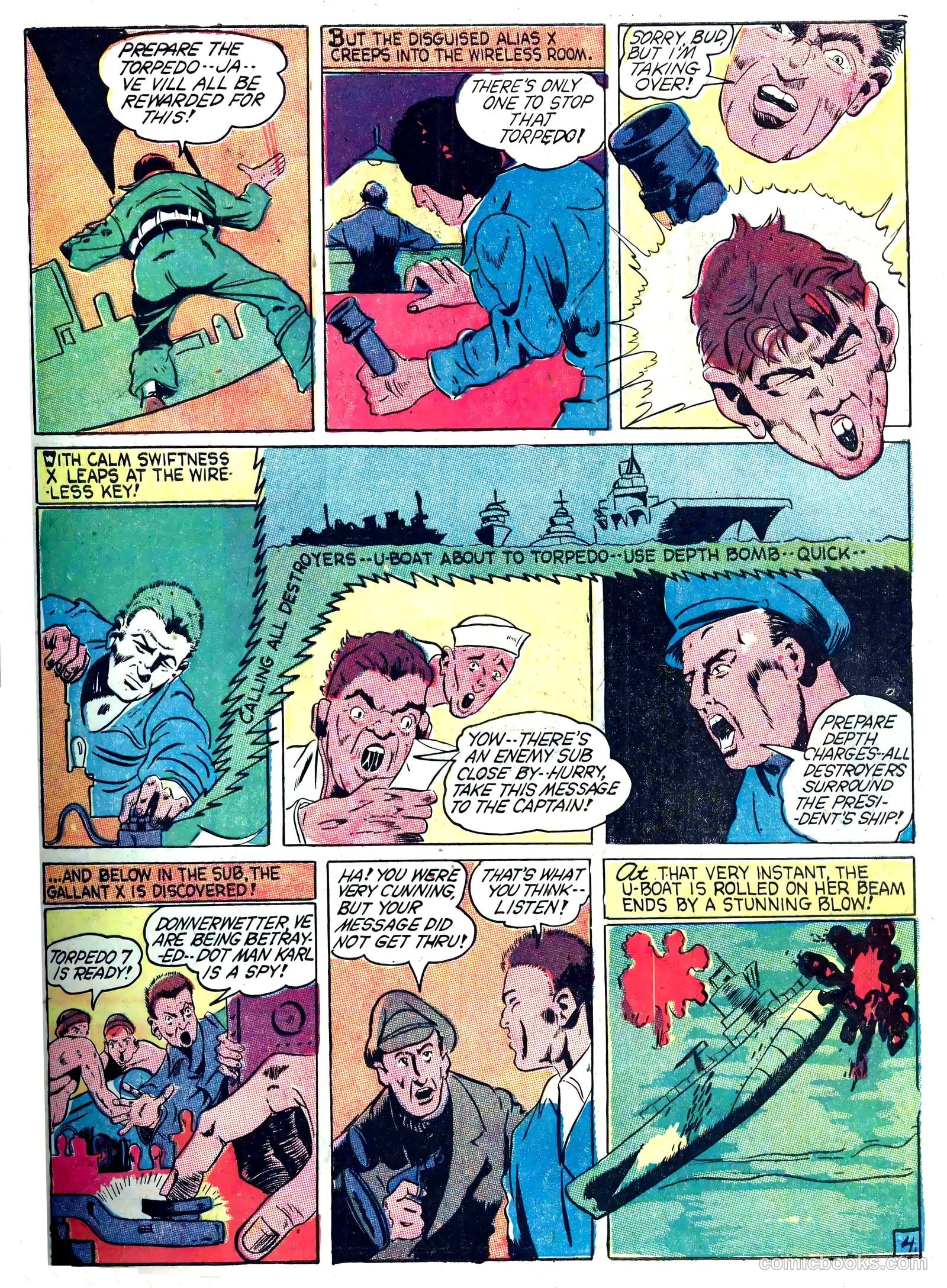 Captain Triumph Comics #4 (1942) — page 15 of 68
