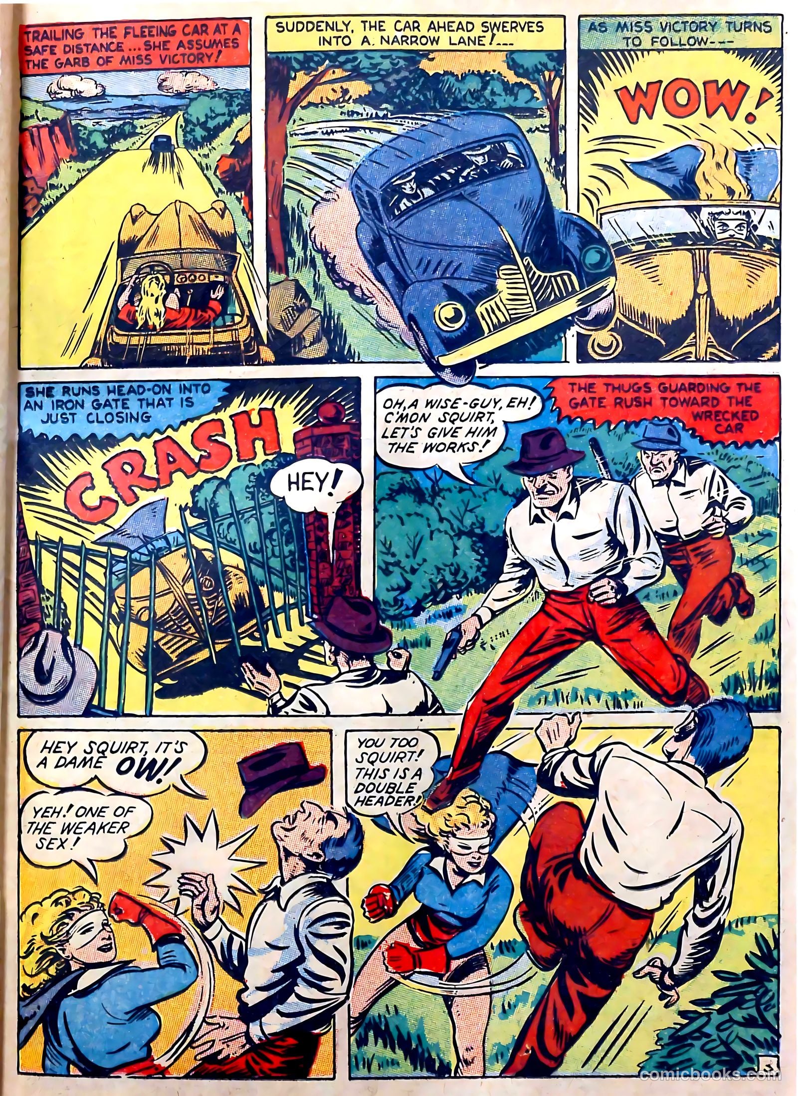 Captain Triumph Comics #6 (1942) — page 49 of 68