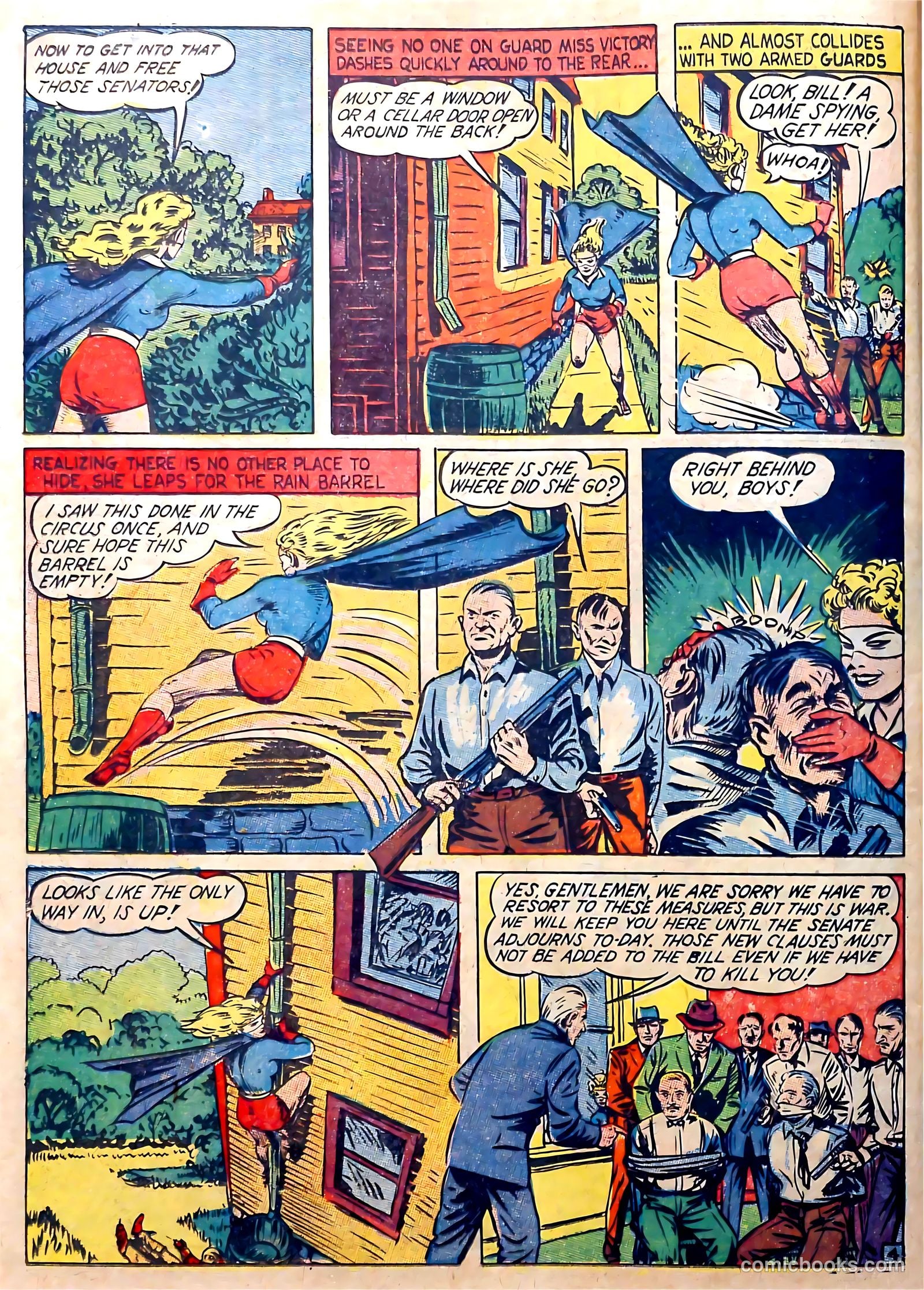 Captain Triumph Comics #6 (1942) — page 50 of 68