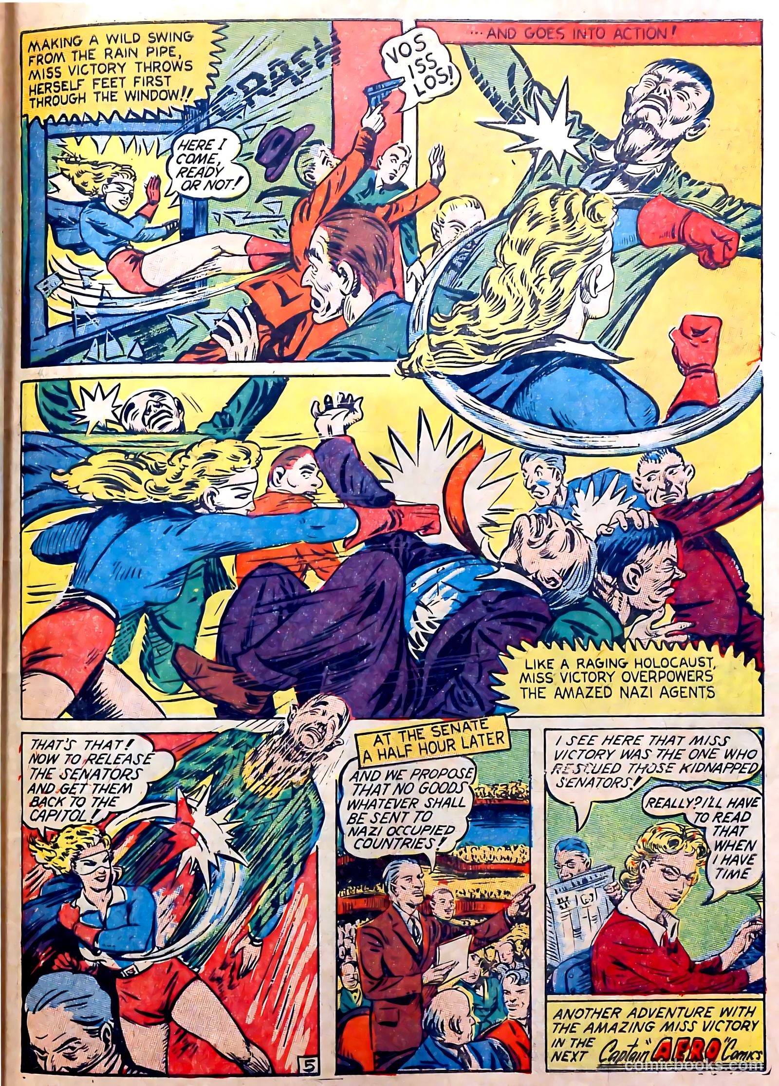 Captain Triumph Comics #6 (1942) — page 51 of 68