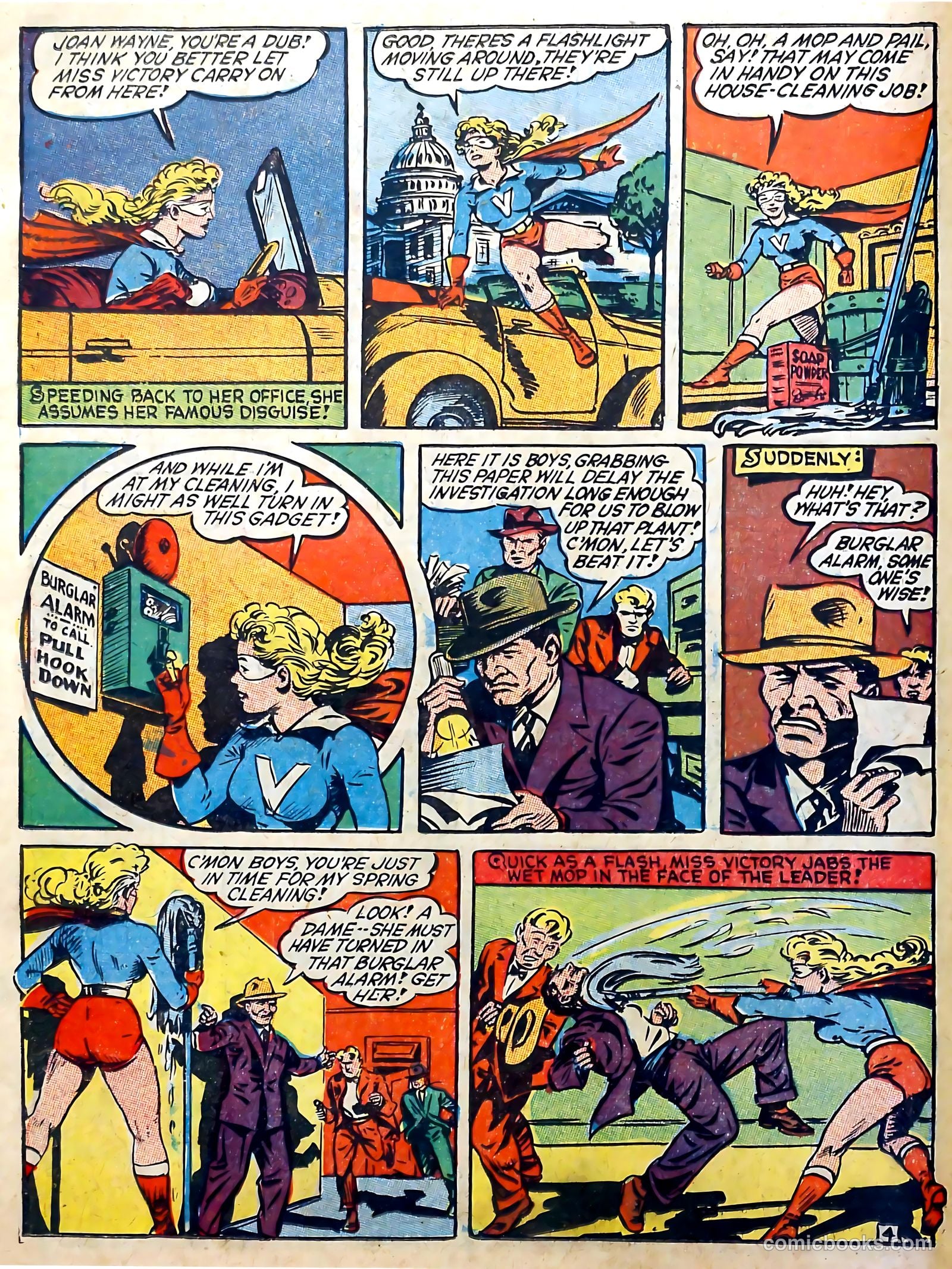 Captain Triumph Comics #7 (1948) — page 50 of 68