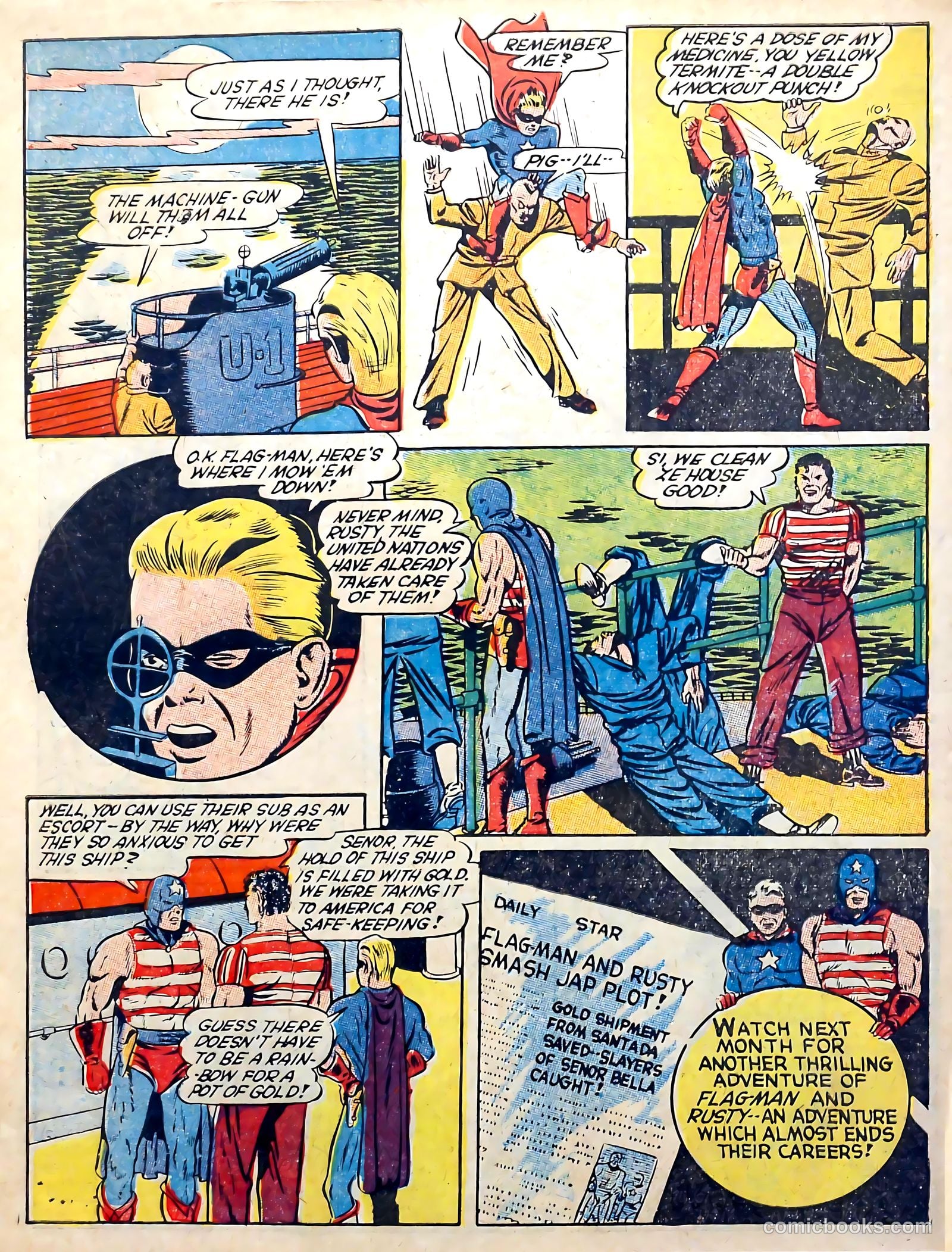 Captain Triumph Comics #7 (1948) — page 66 of 68