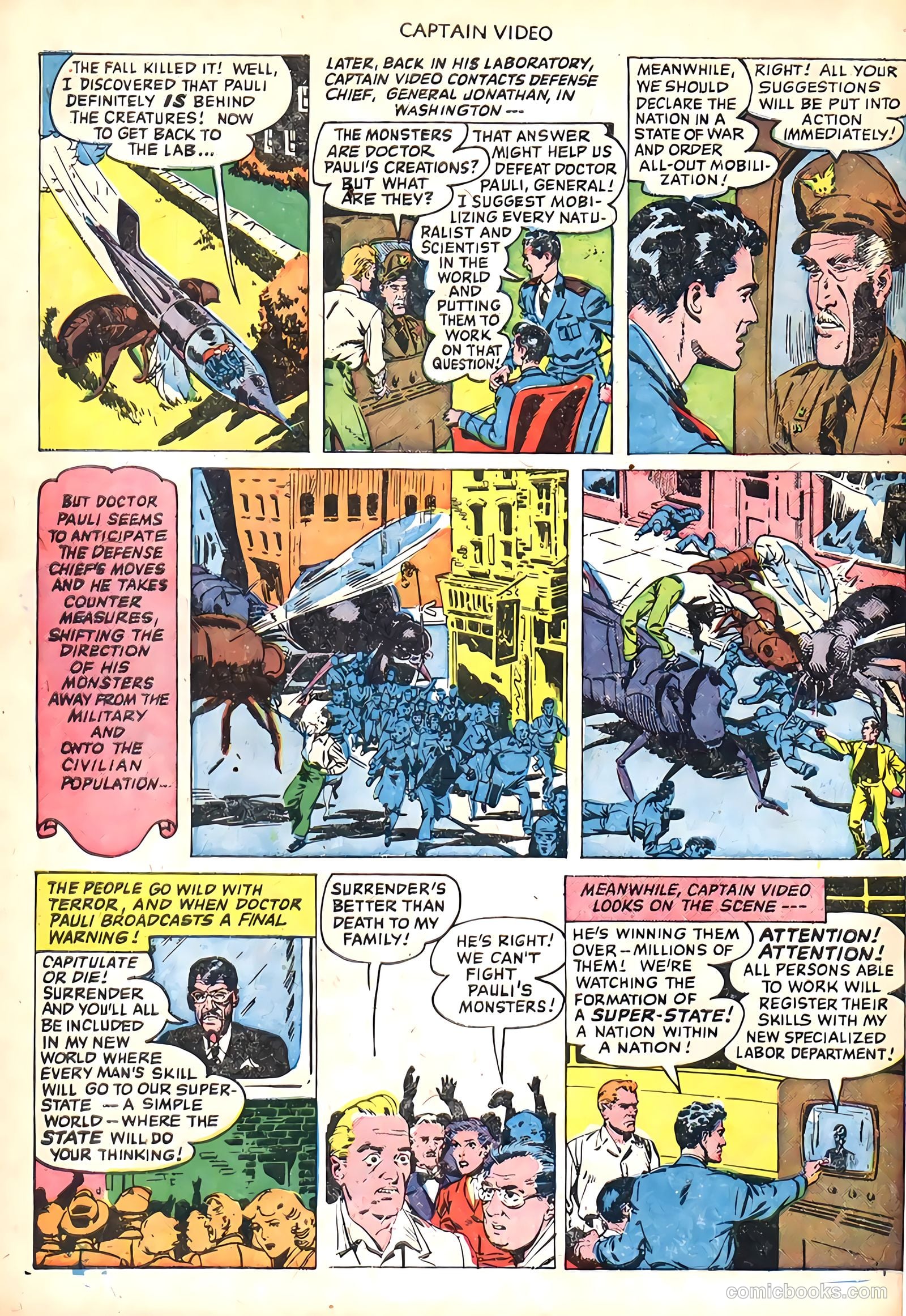 Captain Video #1 (1951) — page 30 of 36