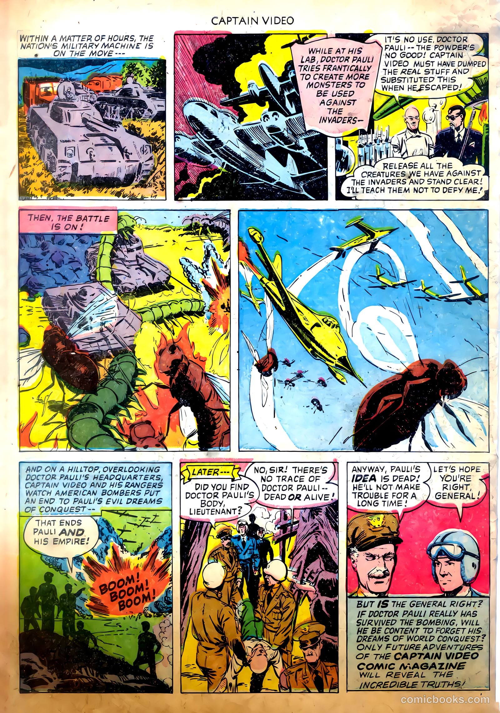 Captain Video #1 (1951) — page 34 of 36
