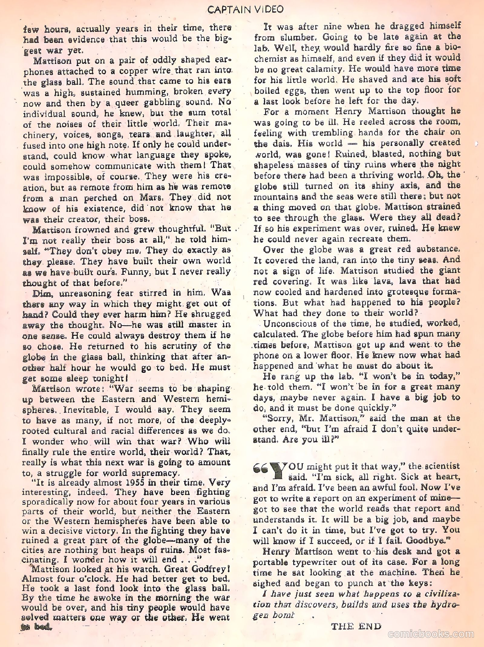 Captain Video #2 (1951) — page 34 of 52