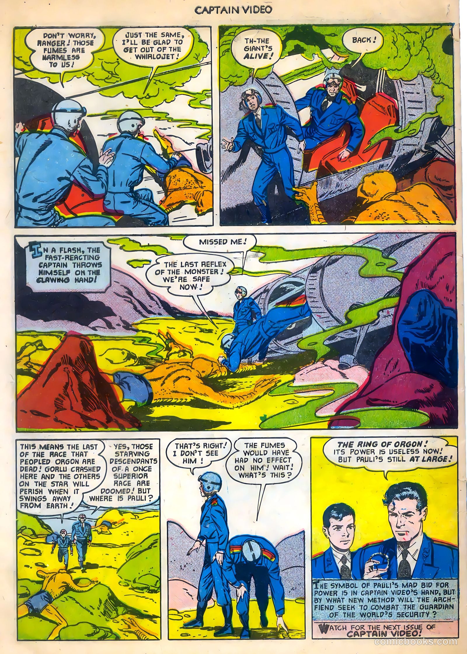 Captain Video #4 (1951) — page 50 of 52