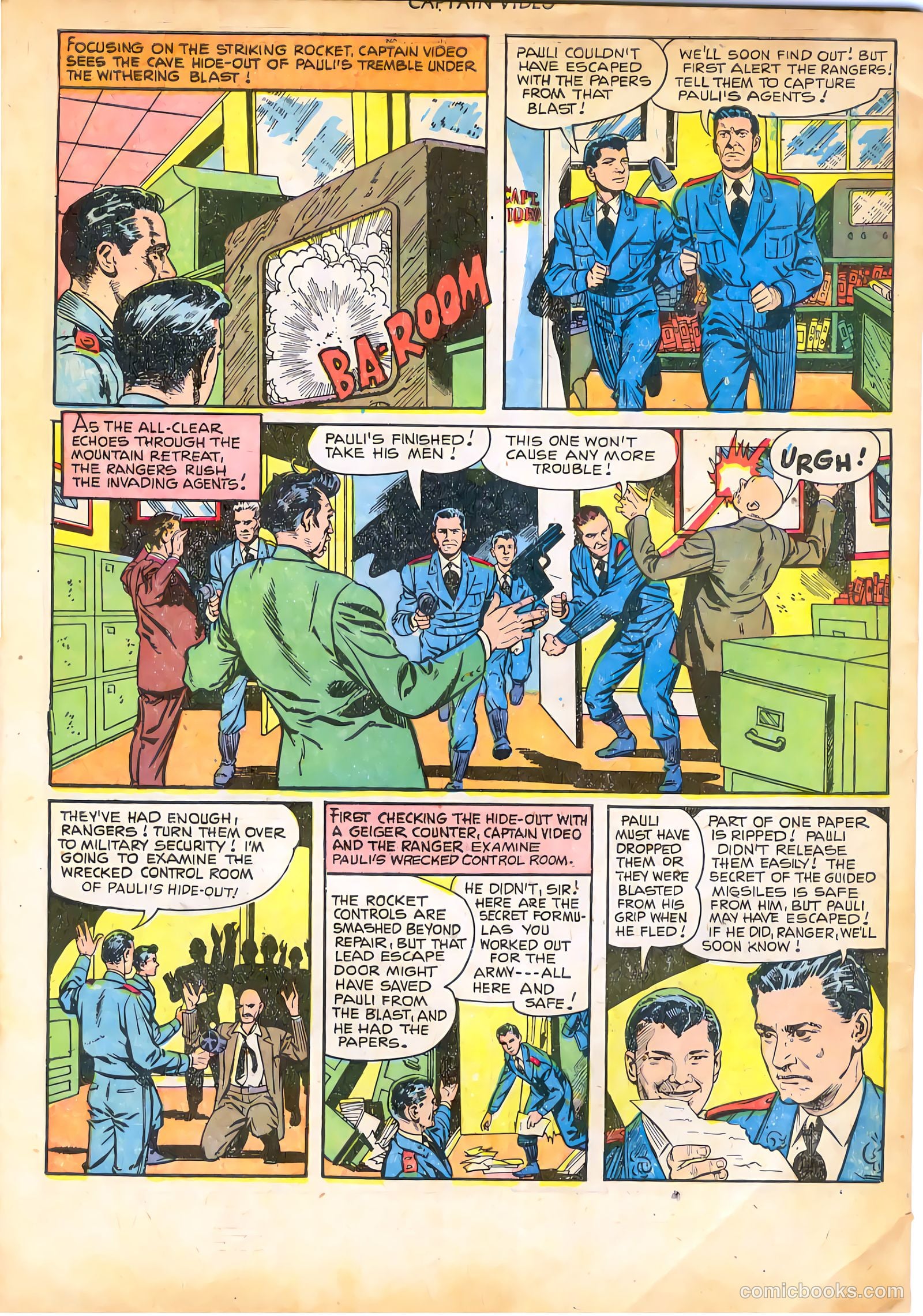 Captain Video #5 (1952) — page 34 of 36