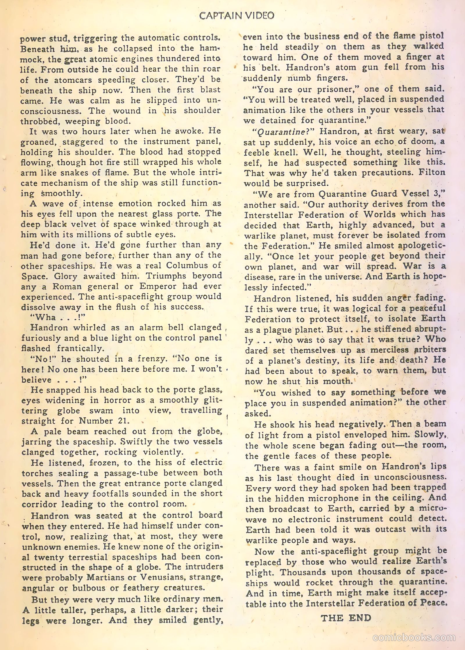 Captain Video #6 (1951) — page 23 of 36
