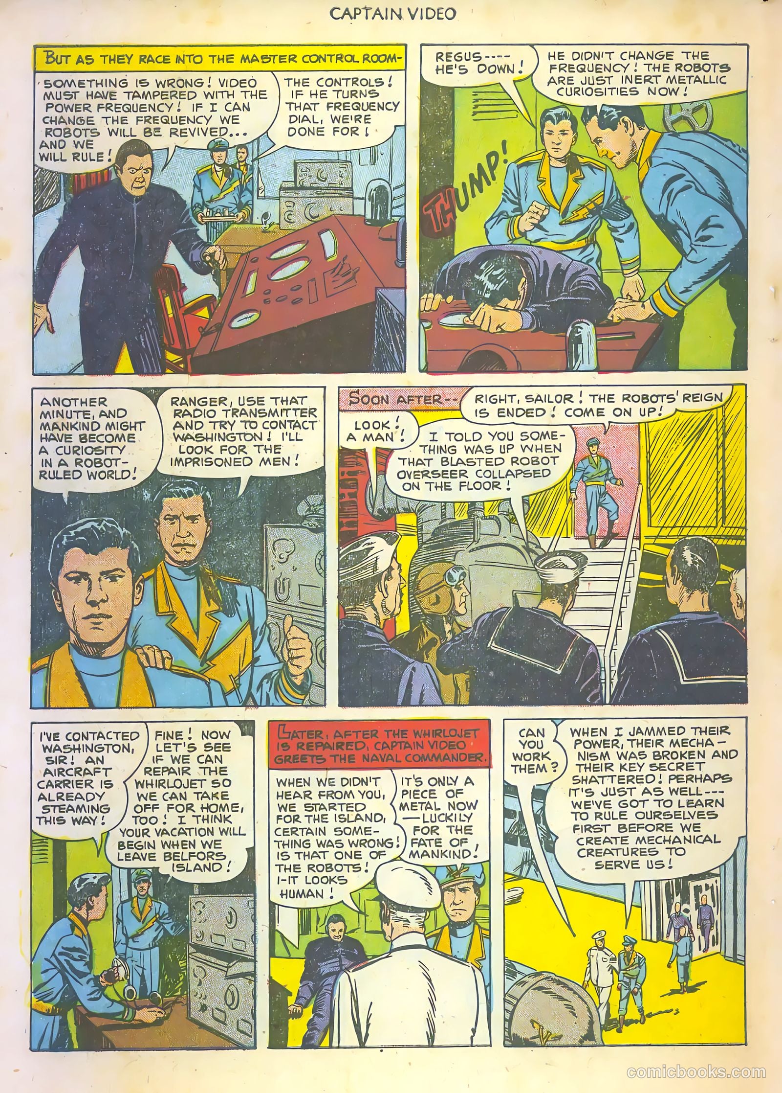 Captain Video #6 (1951) — page 34 of 36