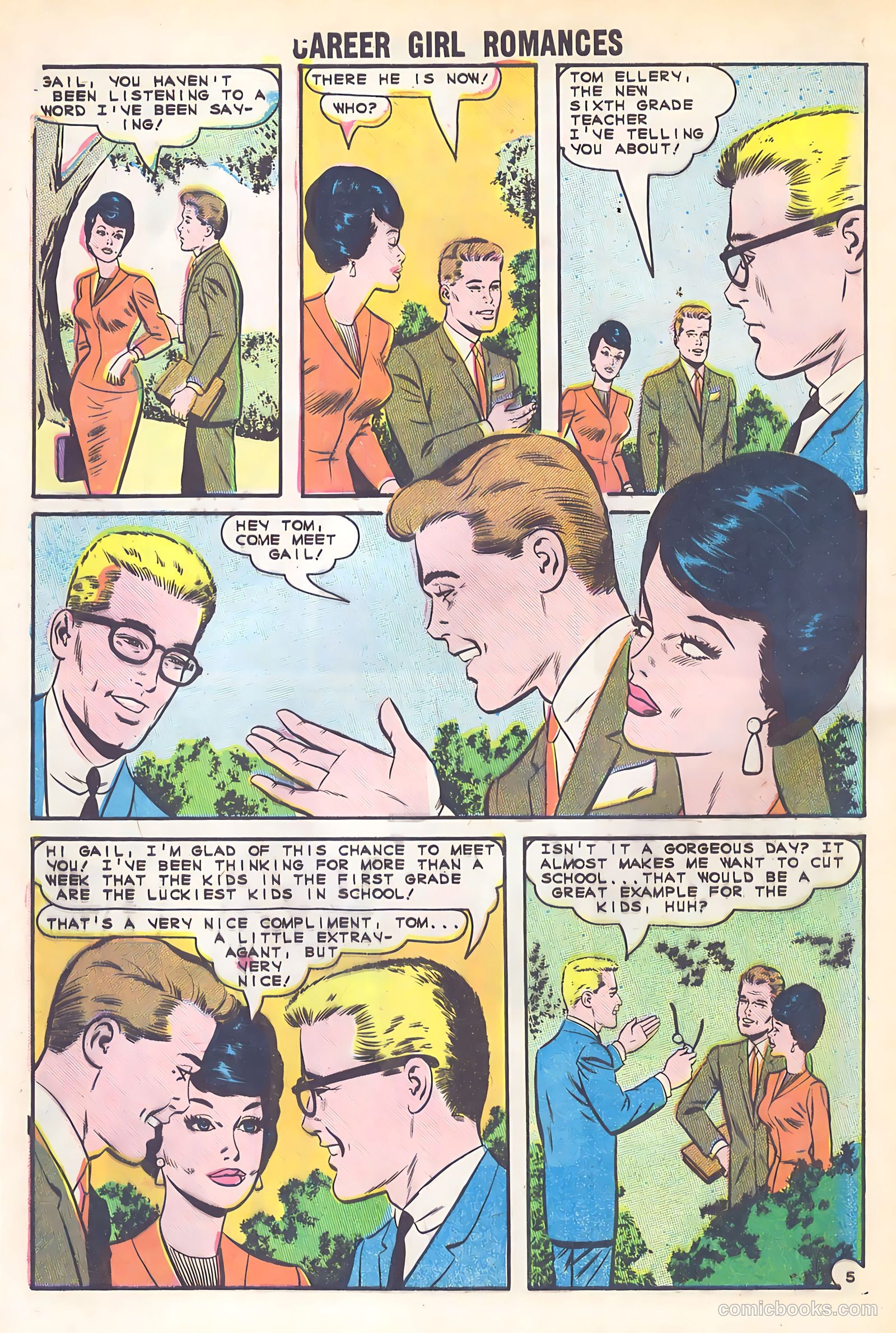 Career Girl Romances #27 (1965) — page 8 of 36