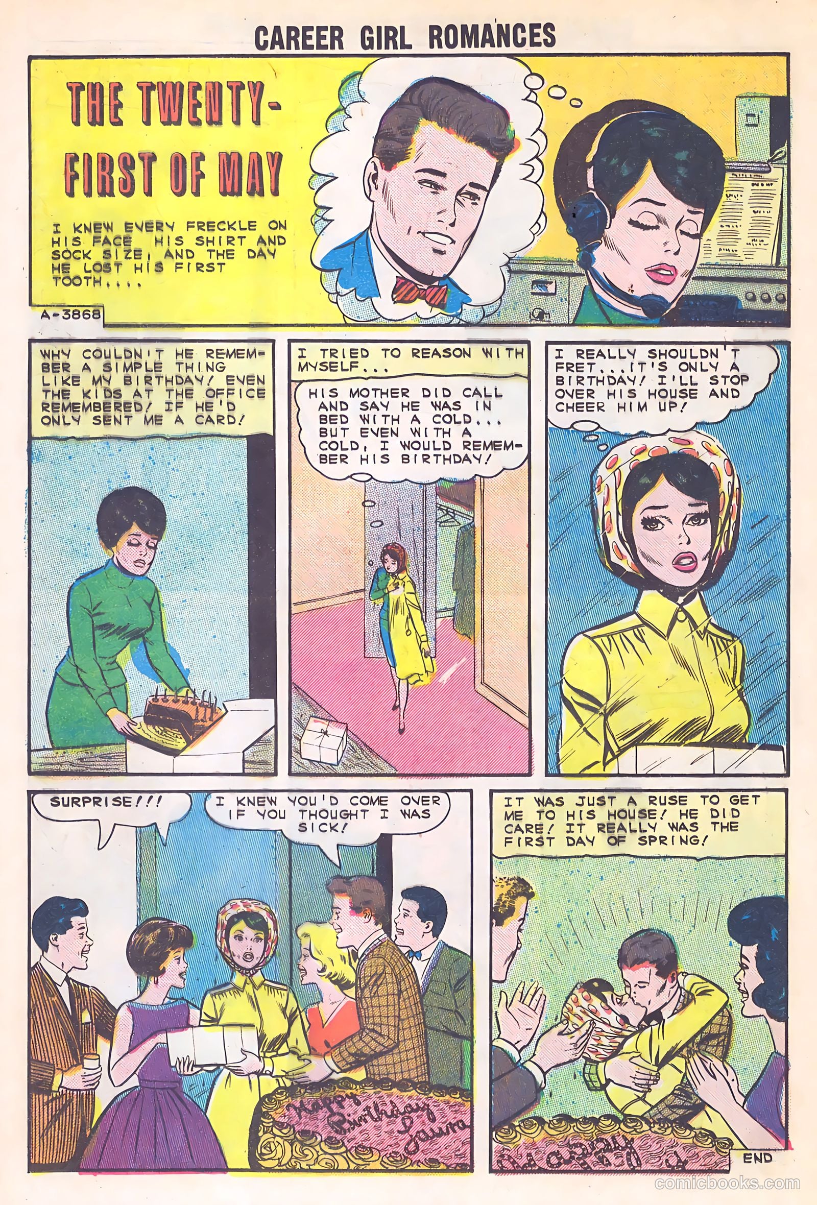 Career Girl Romances #27 (1965) — page 12 of 36