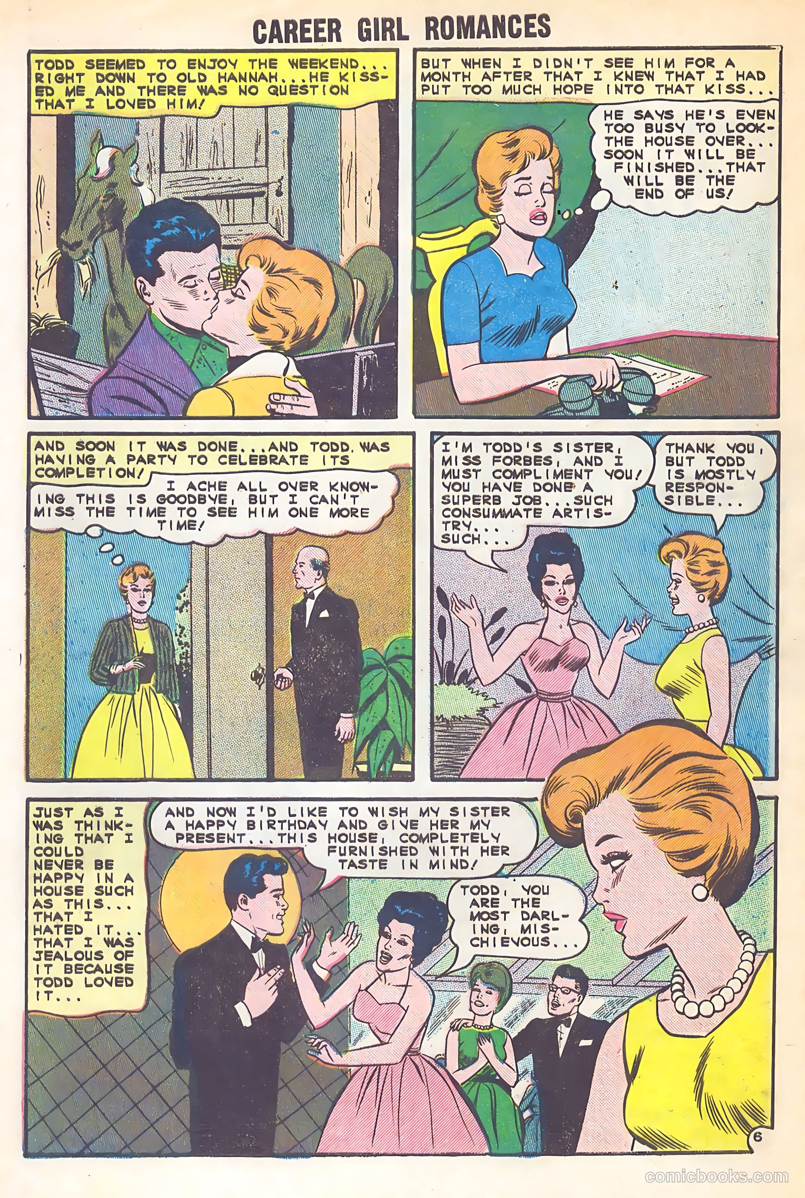 Career Girl Romances #27 (1965) — page 32 of 36