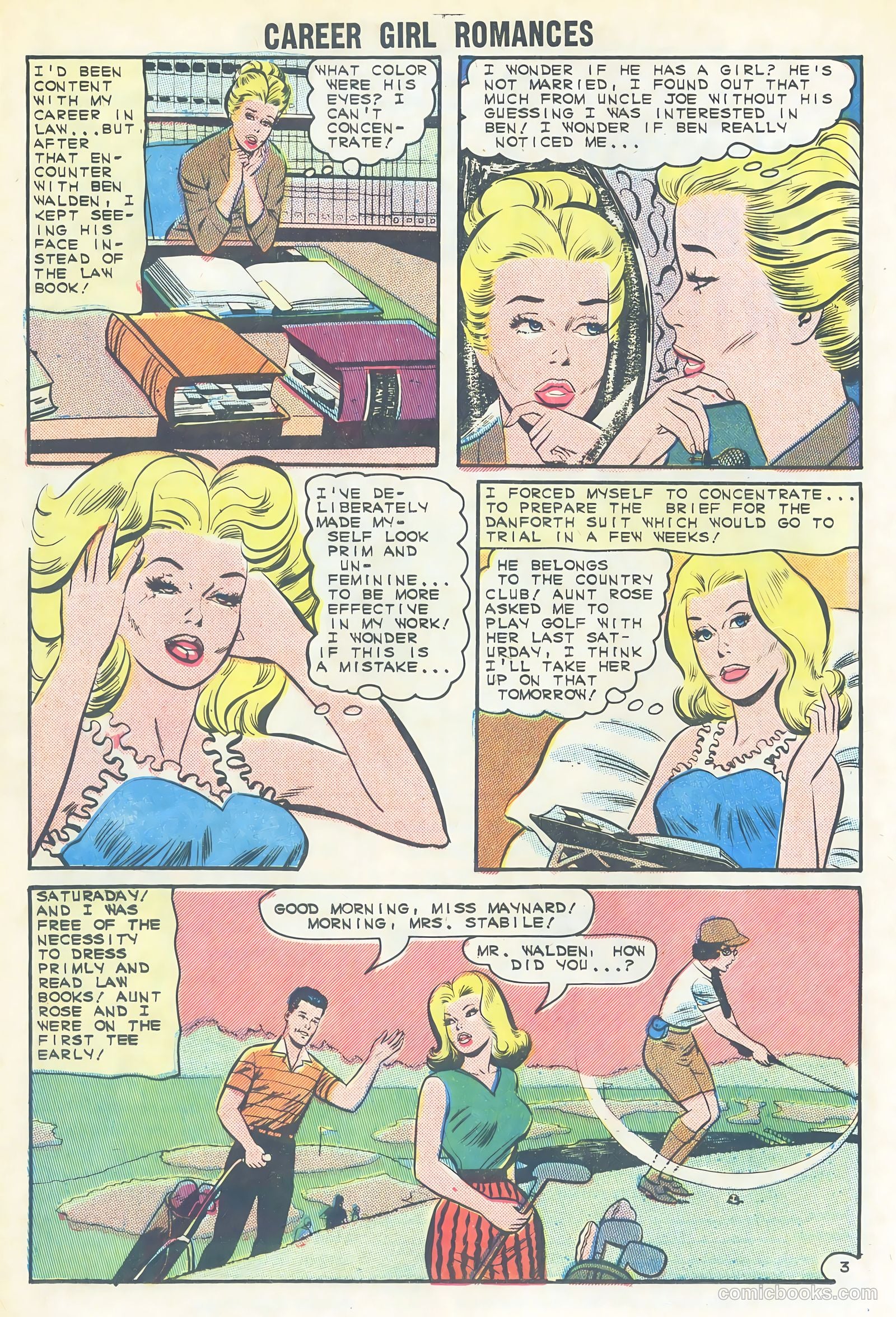 Career Girl Romances #28 (1965) — page 16 of 36