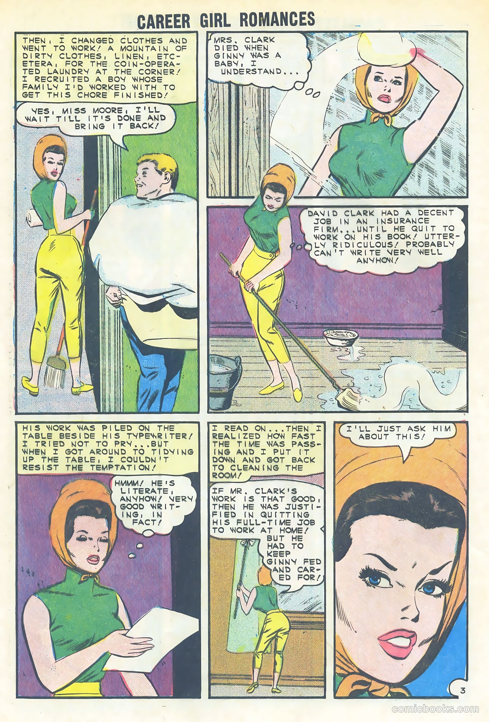 Career Girl Romances #28 (1965) — page 28 of 36