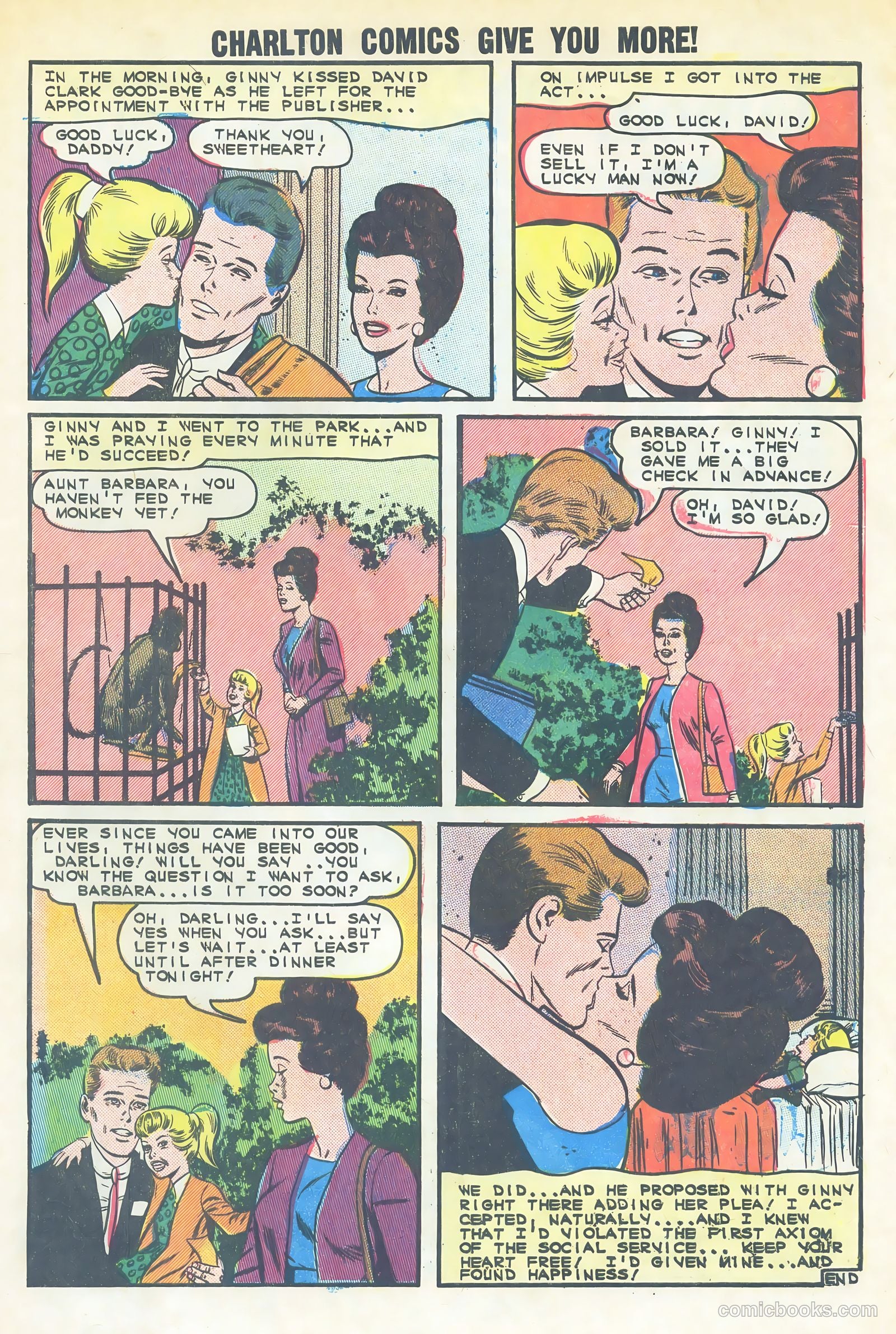 Career Girl Romances #28 (1965) — page 33 of 36
