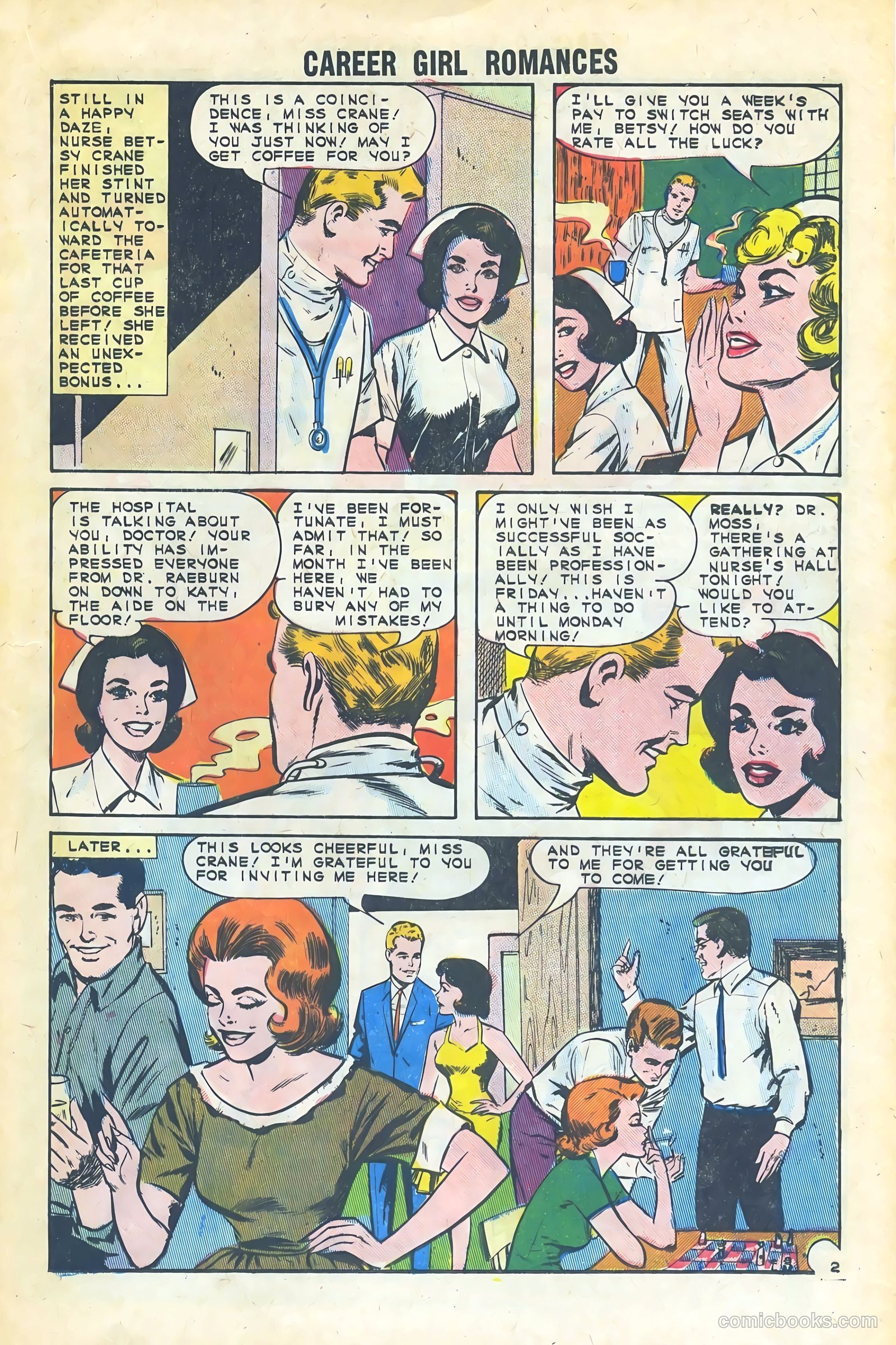 Career Girl Romances #29 (1965) — page 21 of 36