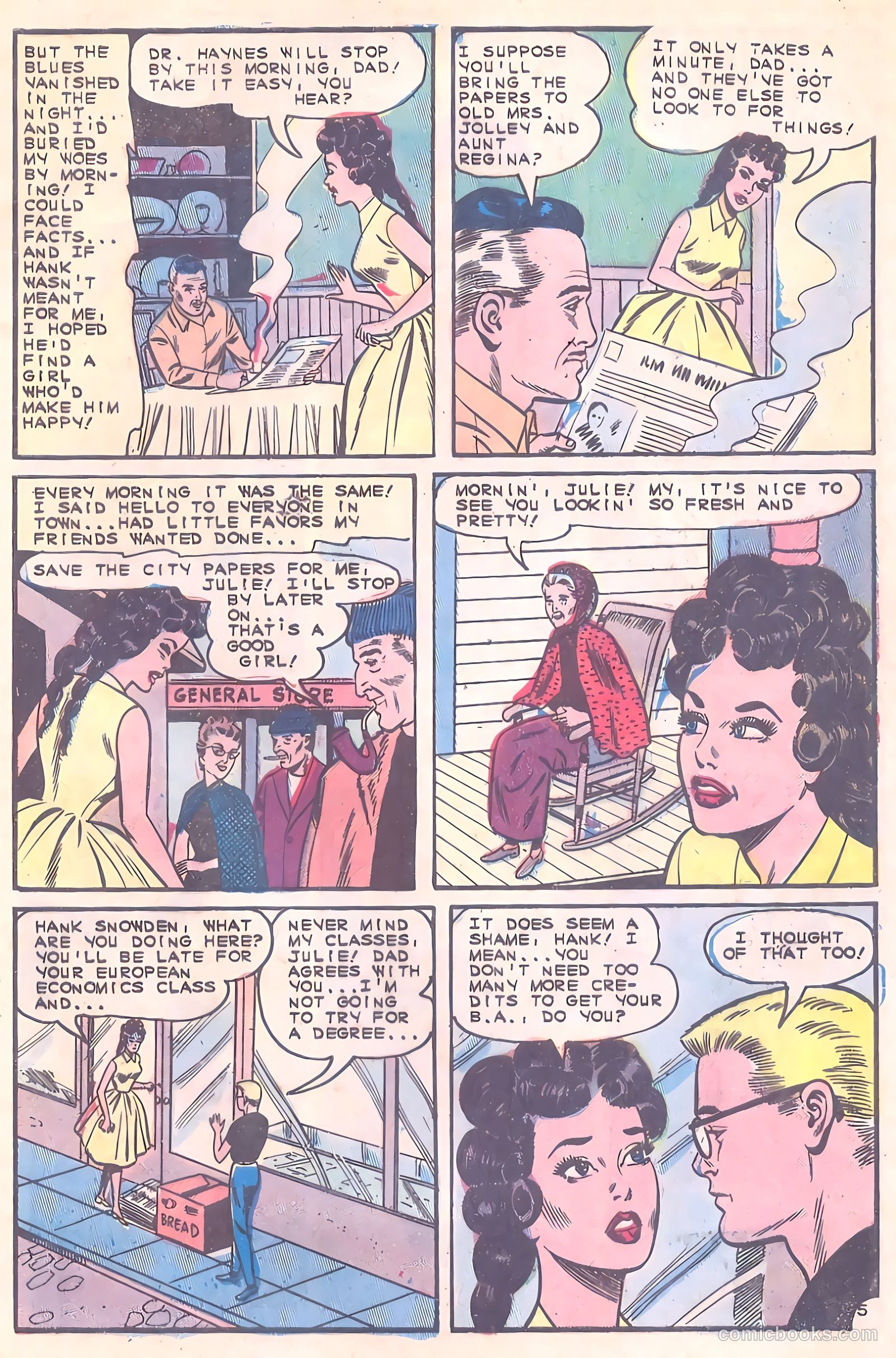 Career Girl Romances #31 (1965) — page 9 of 36