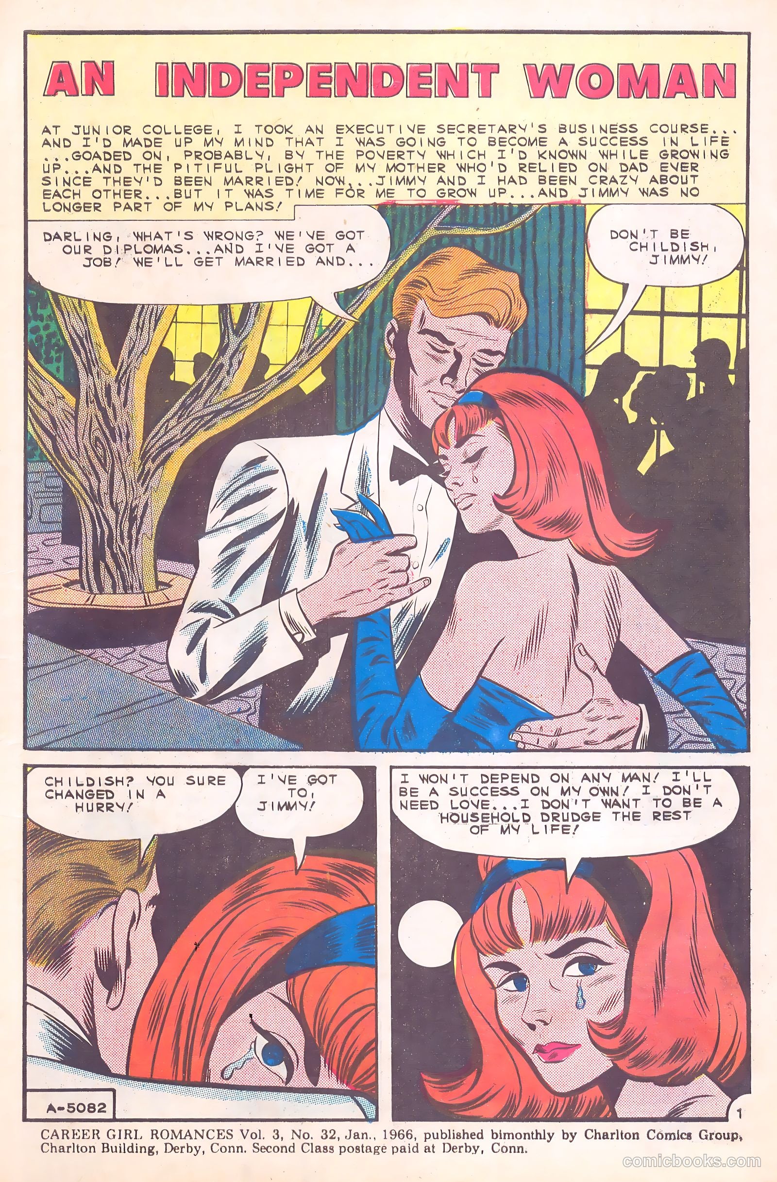 Career Girl Romances #32 (1966) — page 3 of 36