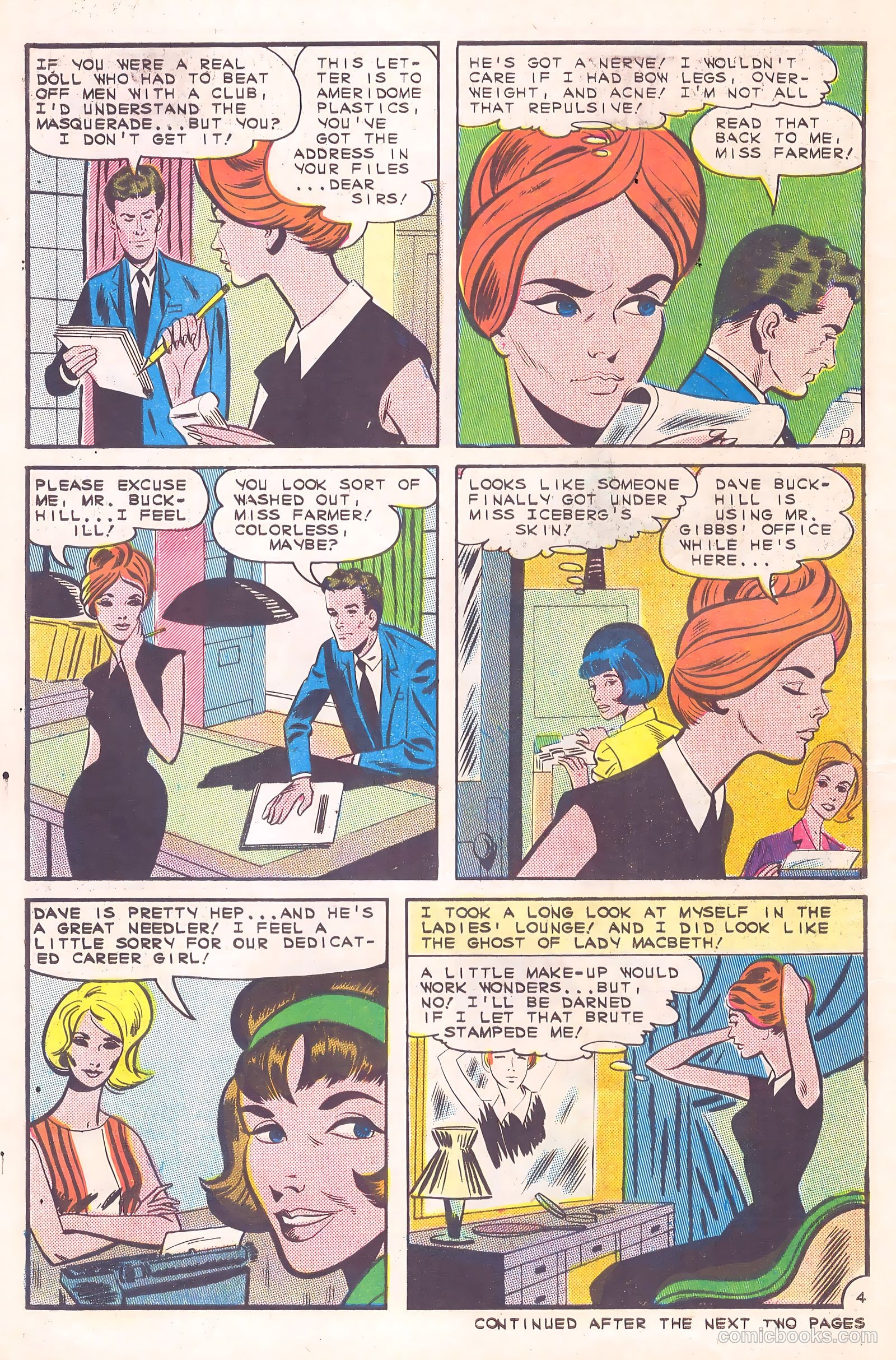 Career Girl Romances #32 (1966) — page 6 of 36