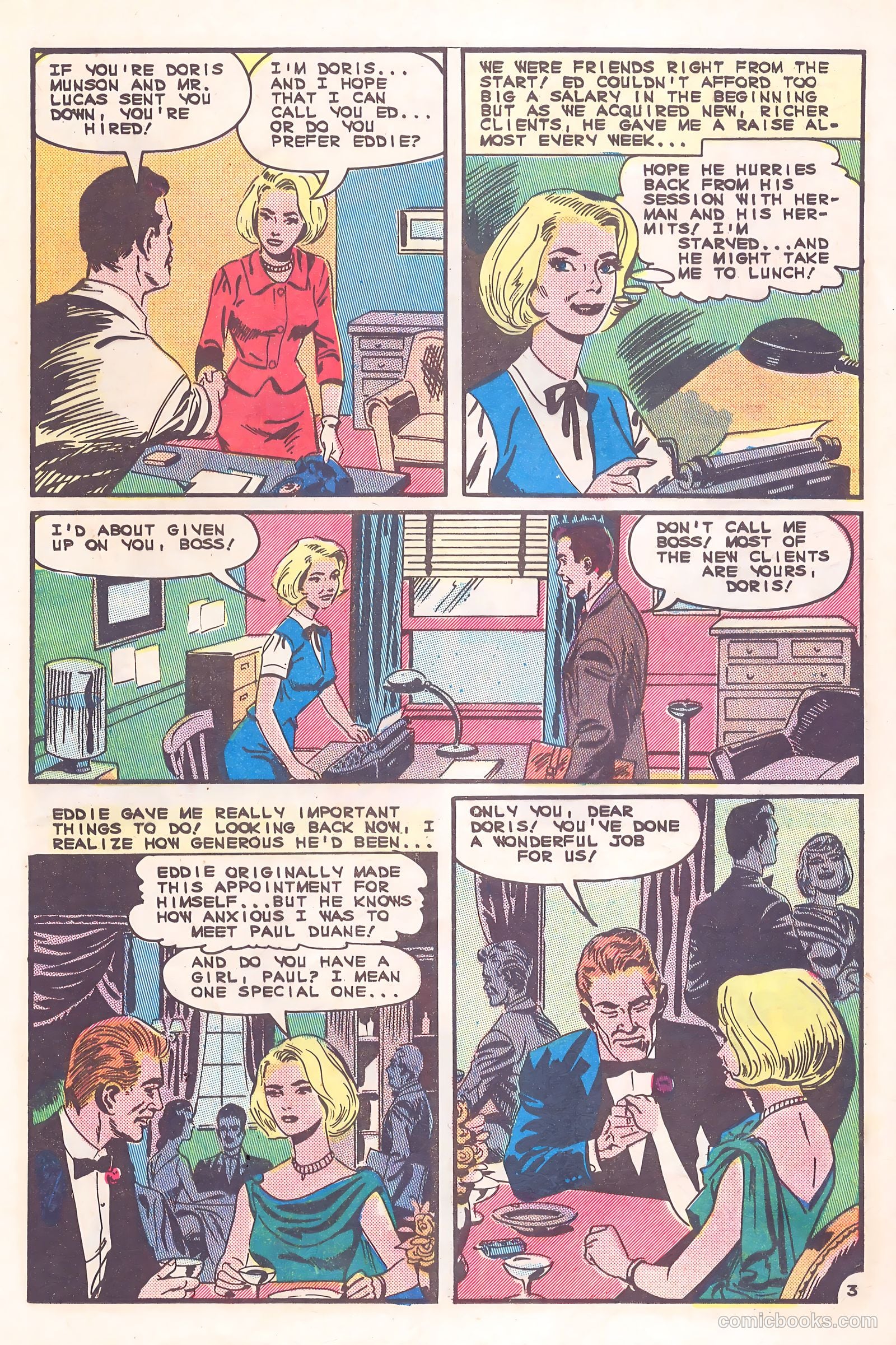 Career Girl Romances #32 (1966) — page 17 of 36