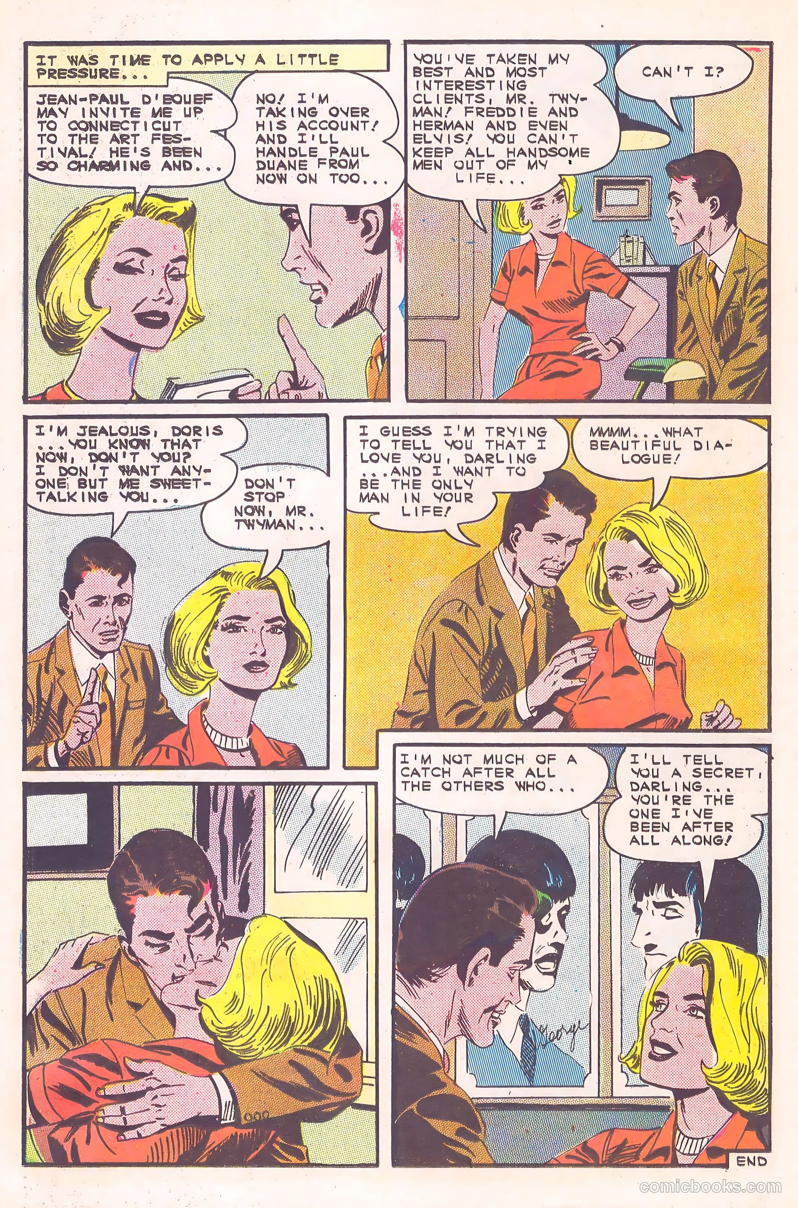 Career Girl Romances #32 (1966) — page 22 of 36