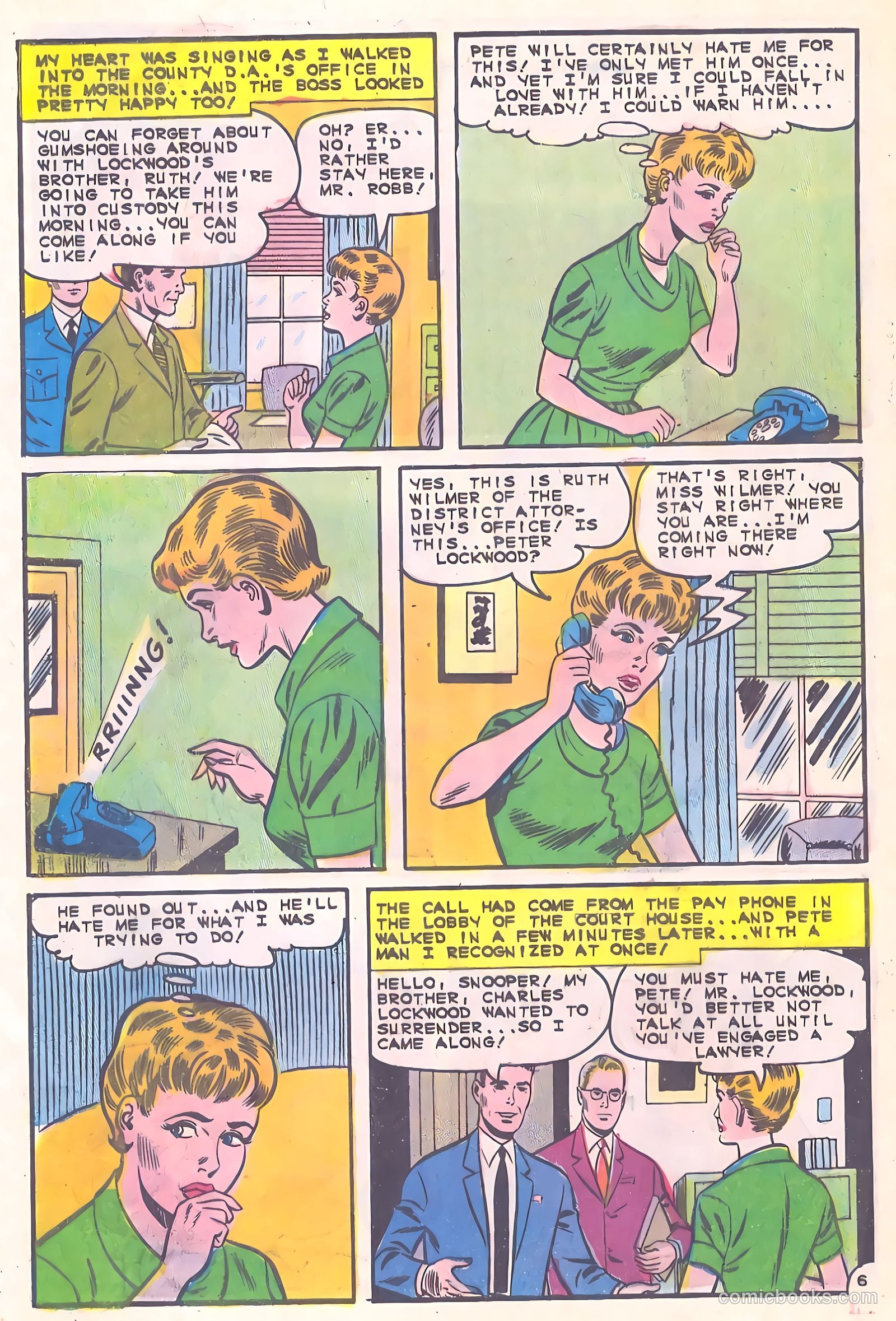Career Girl Romances #33 (1966) — page 32 of 36