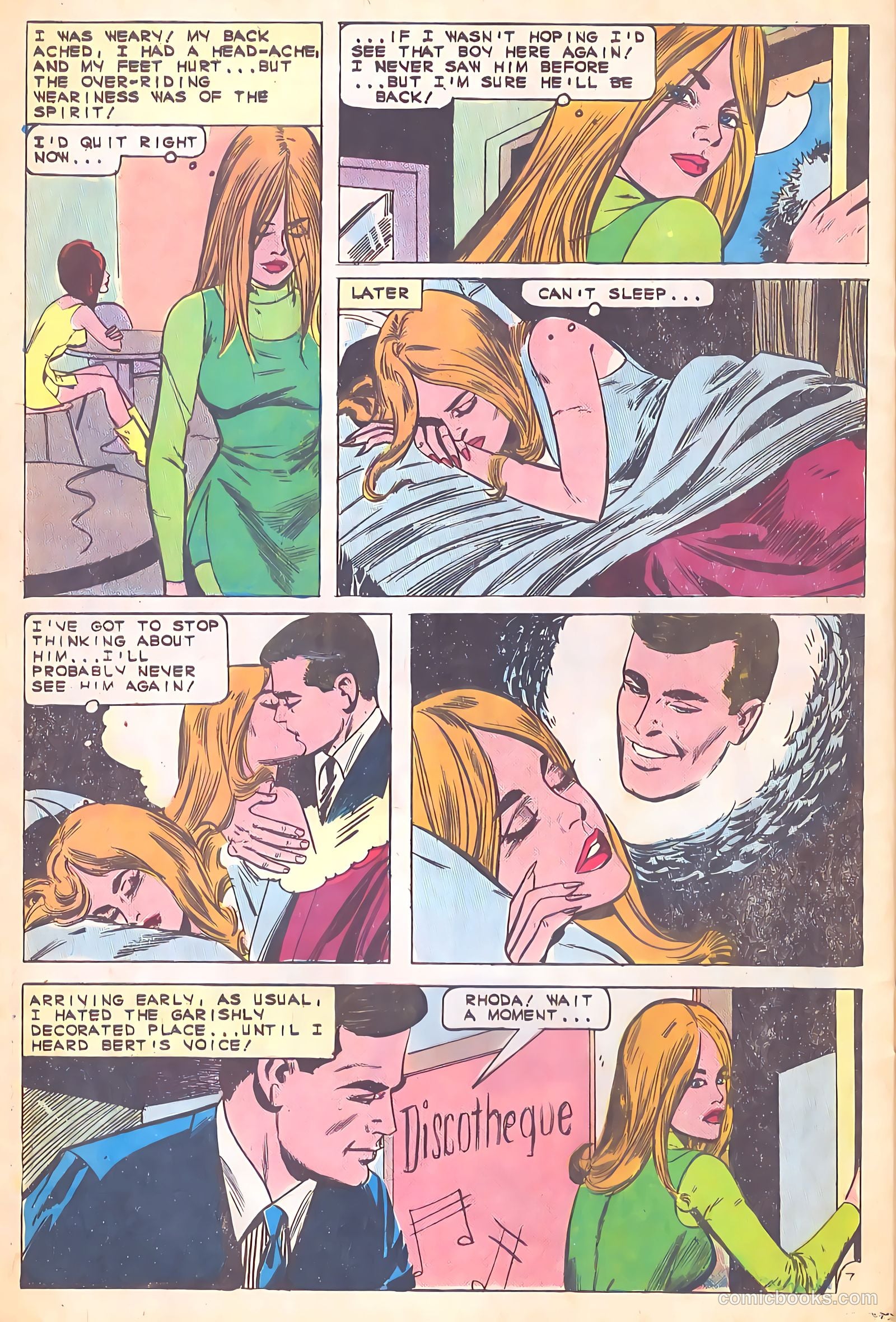 Career Girl Romances #35 (1966) — page 32 of 37
