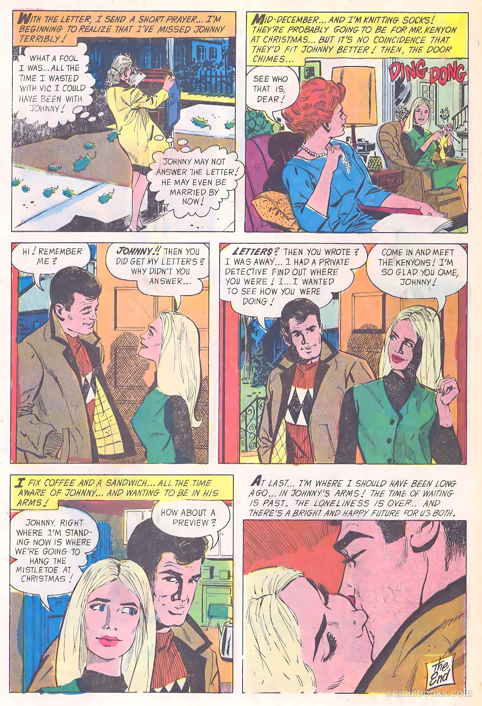 Career Girl Romances #40 (1967) — page 32 of 37