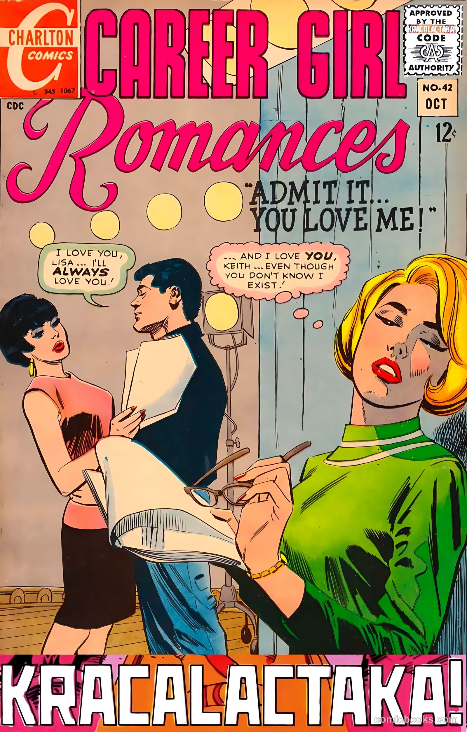 Career Girl Romances #42 (1967) — page 37 of 37