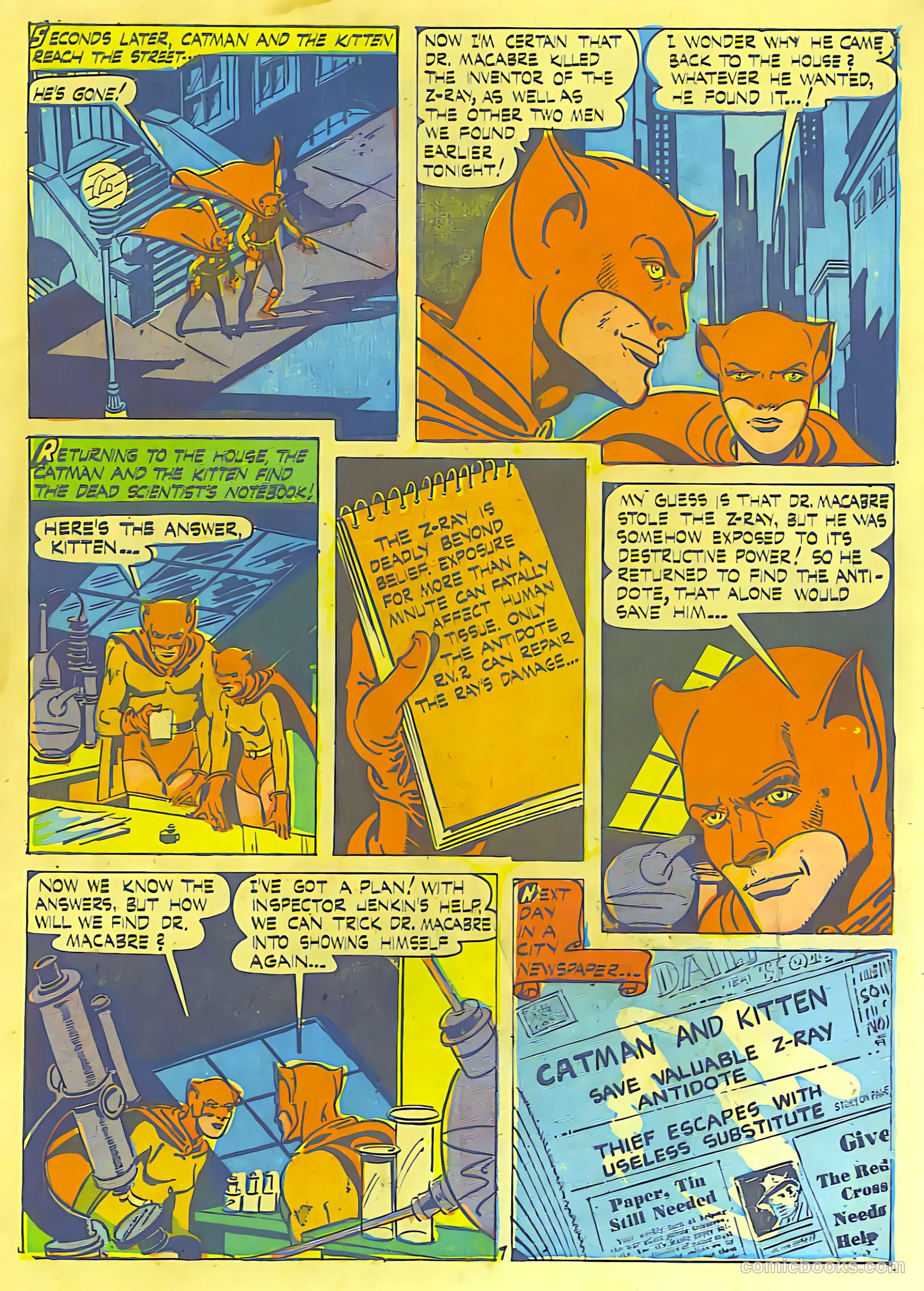 Cat-Man Comics #29 (1945) — page 8 of 47