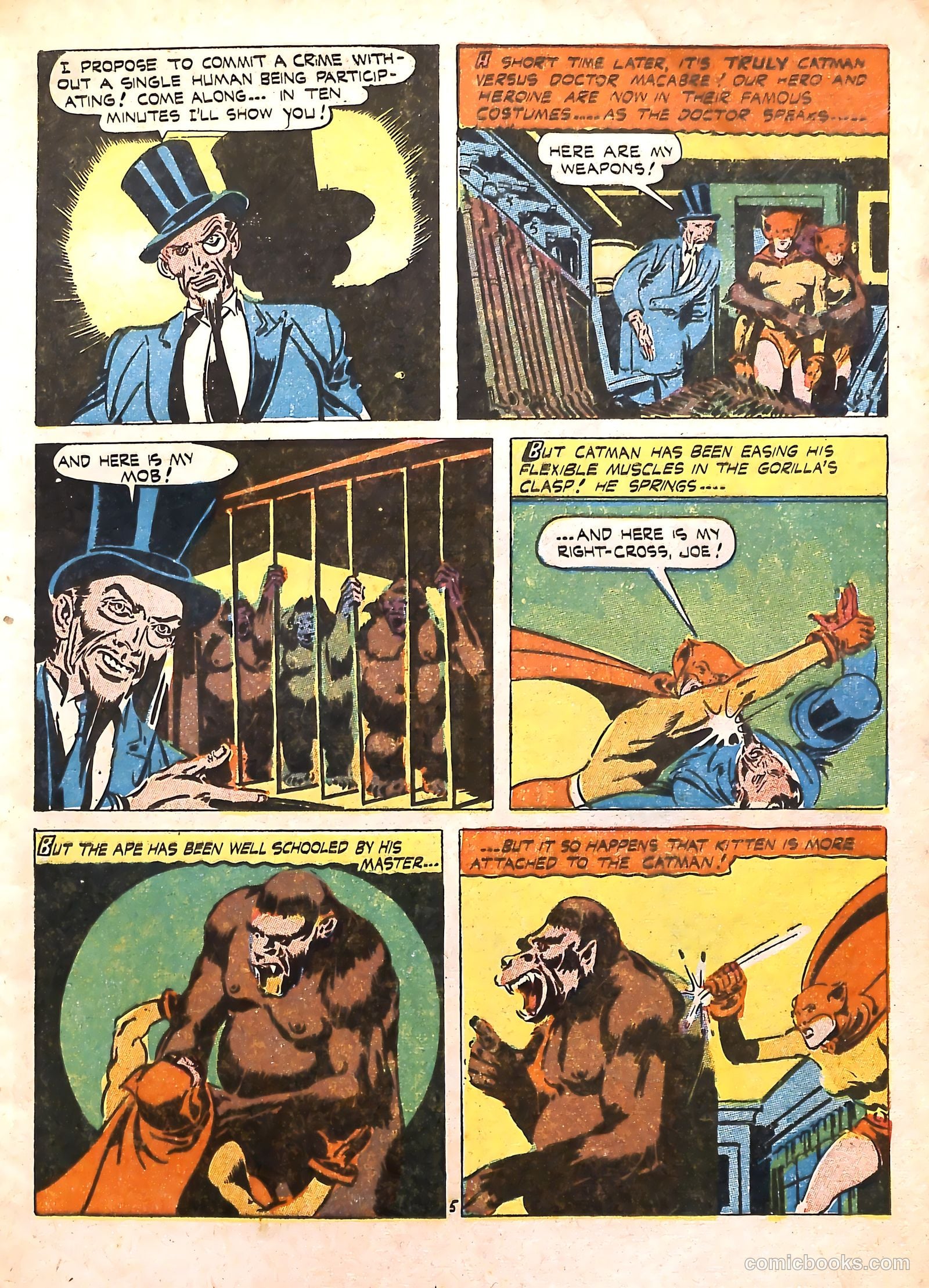 Cat-Man Comics #30 (1945) — page 8 of 55