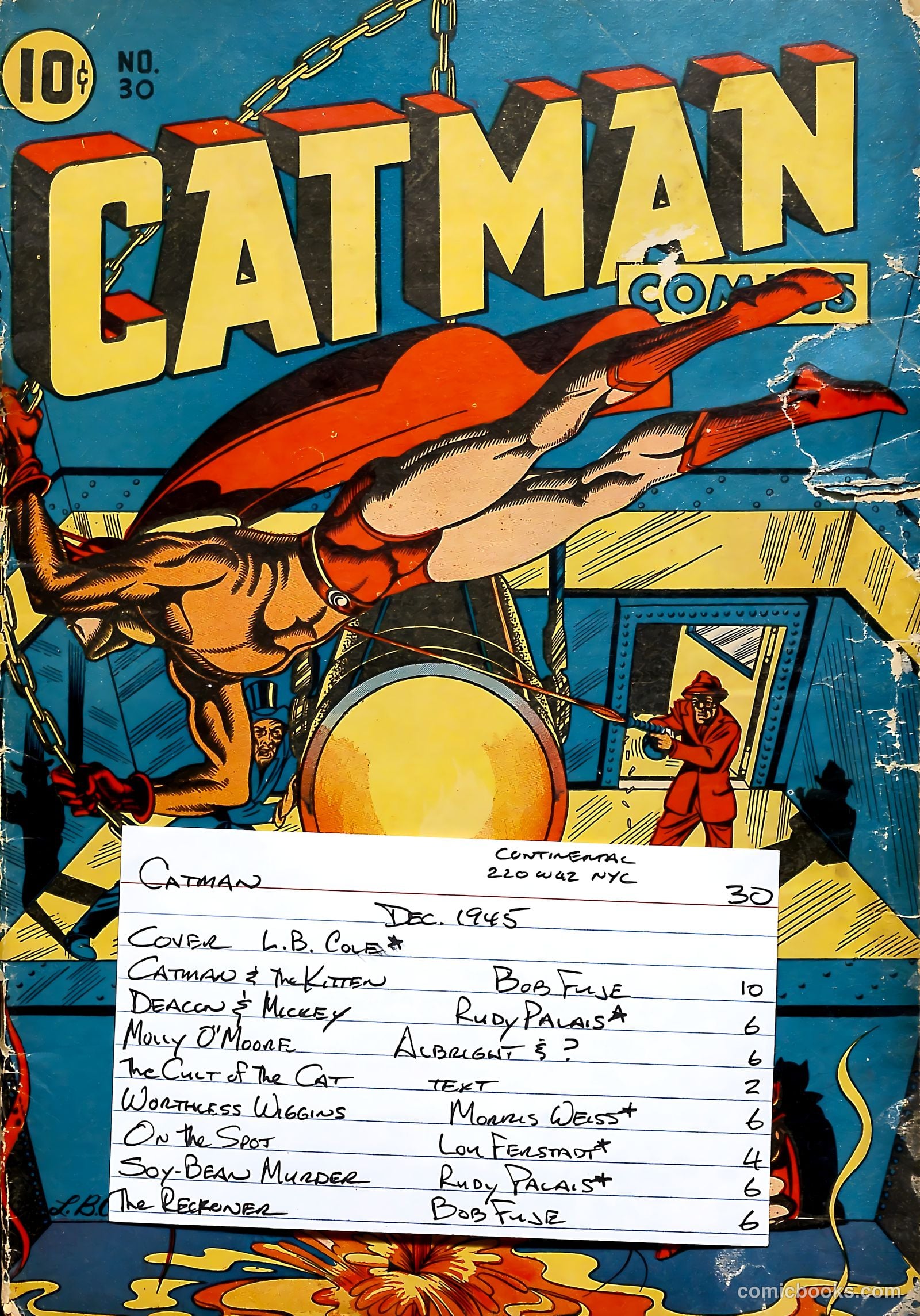 Cat-Man Comics #30 (1945) — page 54 of 55