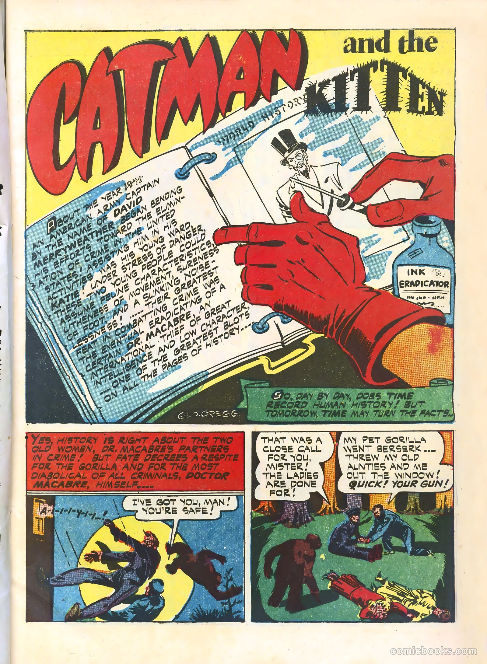 Cat-Man Comics #31 (1946) — page 3 of 53
