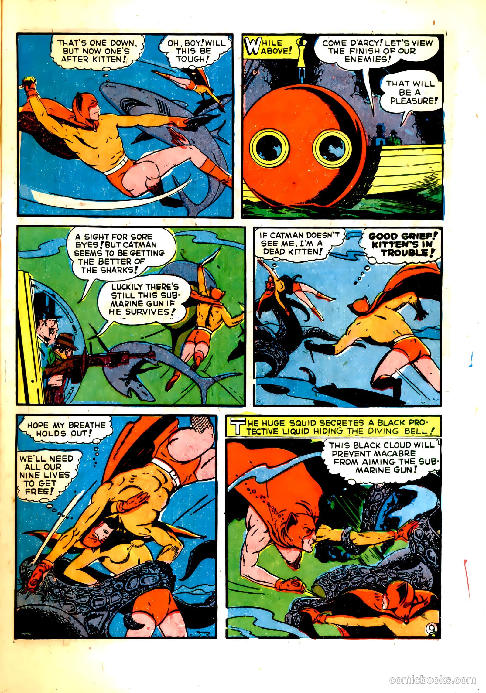 Cat-Man Comics #32 (1946) — page 12 of 53