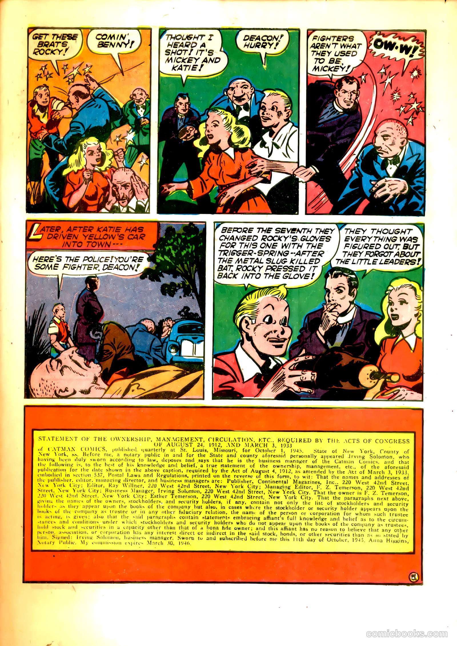 Cat-Man Comics #32 (1946) — page 46 of 53