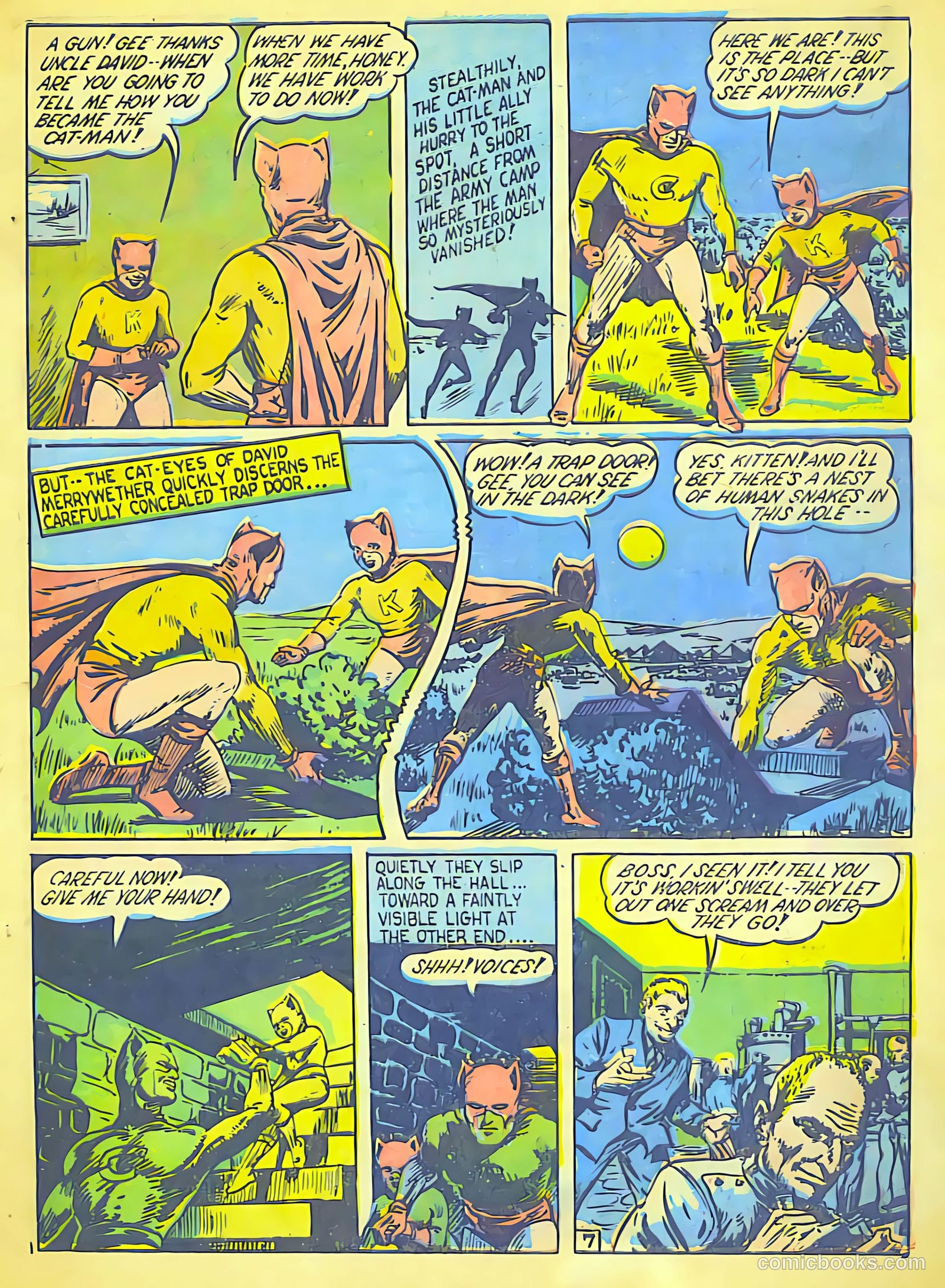 Cat-Man Comics #6 (1942) — page 60 of 68