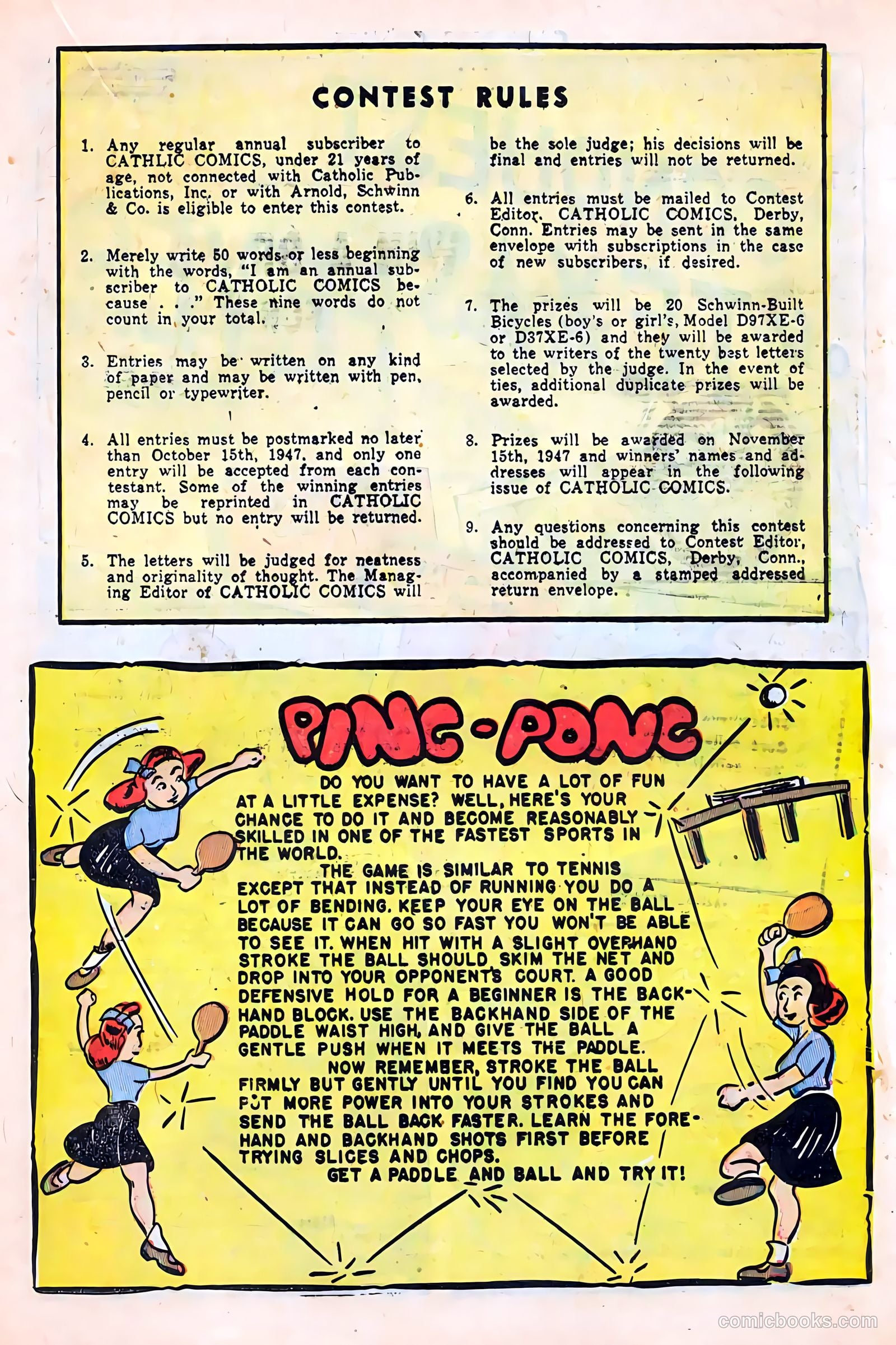 Catholic Comics #1 (1947) — page 21 of 36