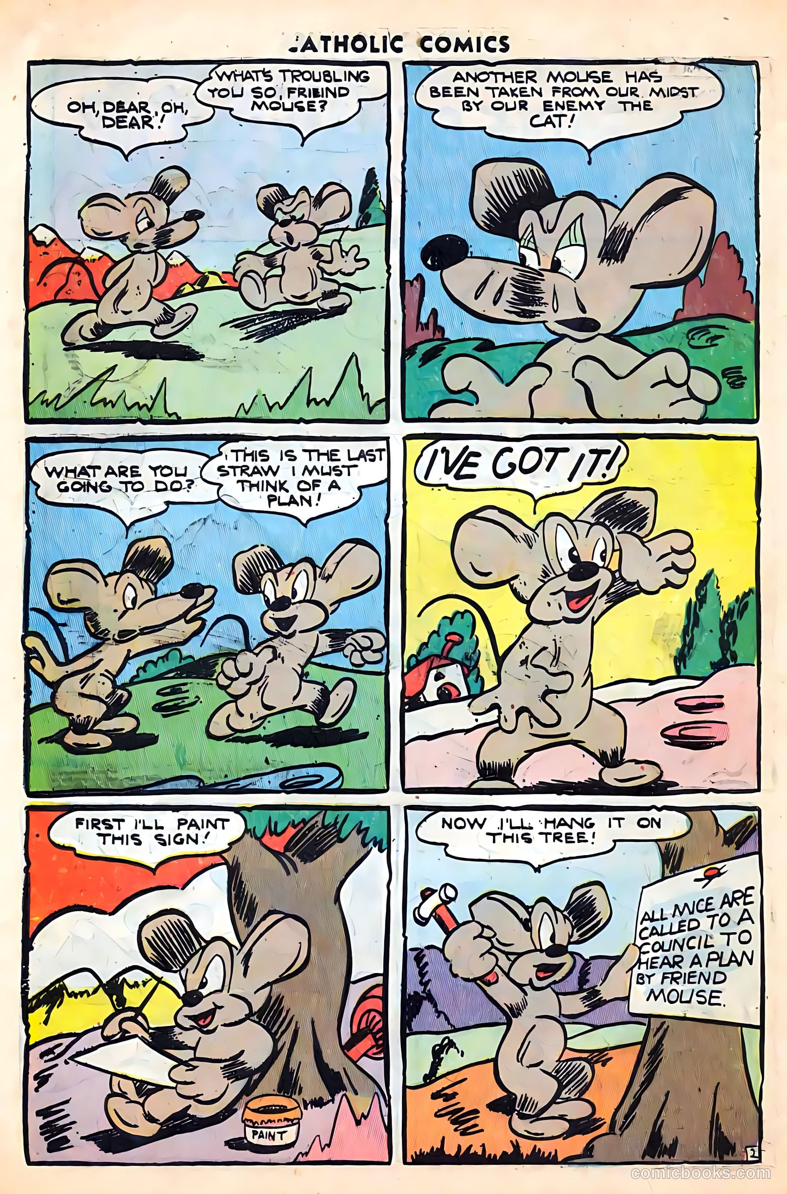 Catholic Comics #1 (1947) — page 28 of 36