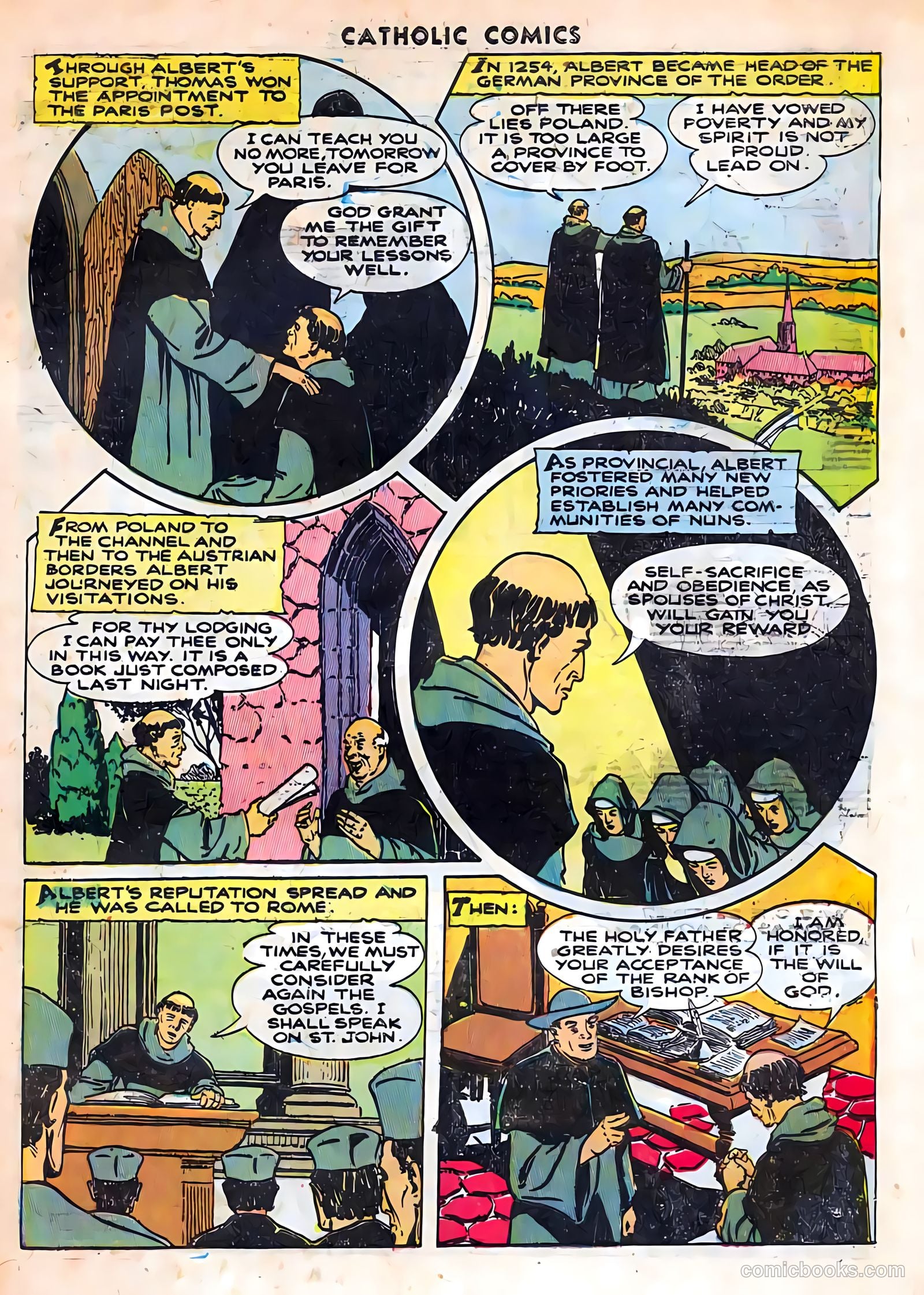 Catholic Comics #1 (1947) — page 33 of 36