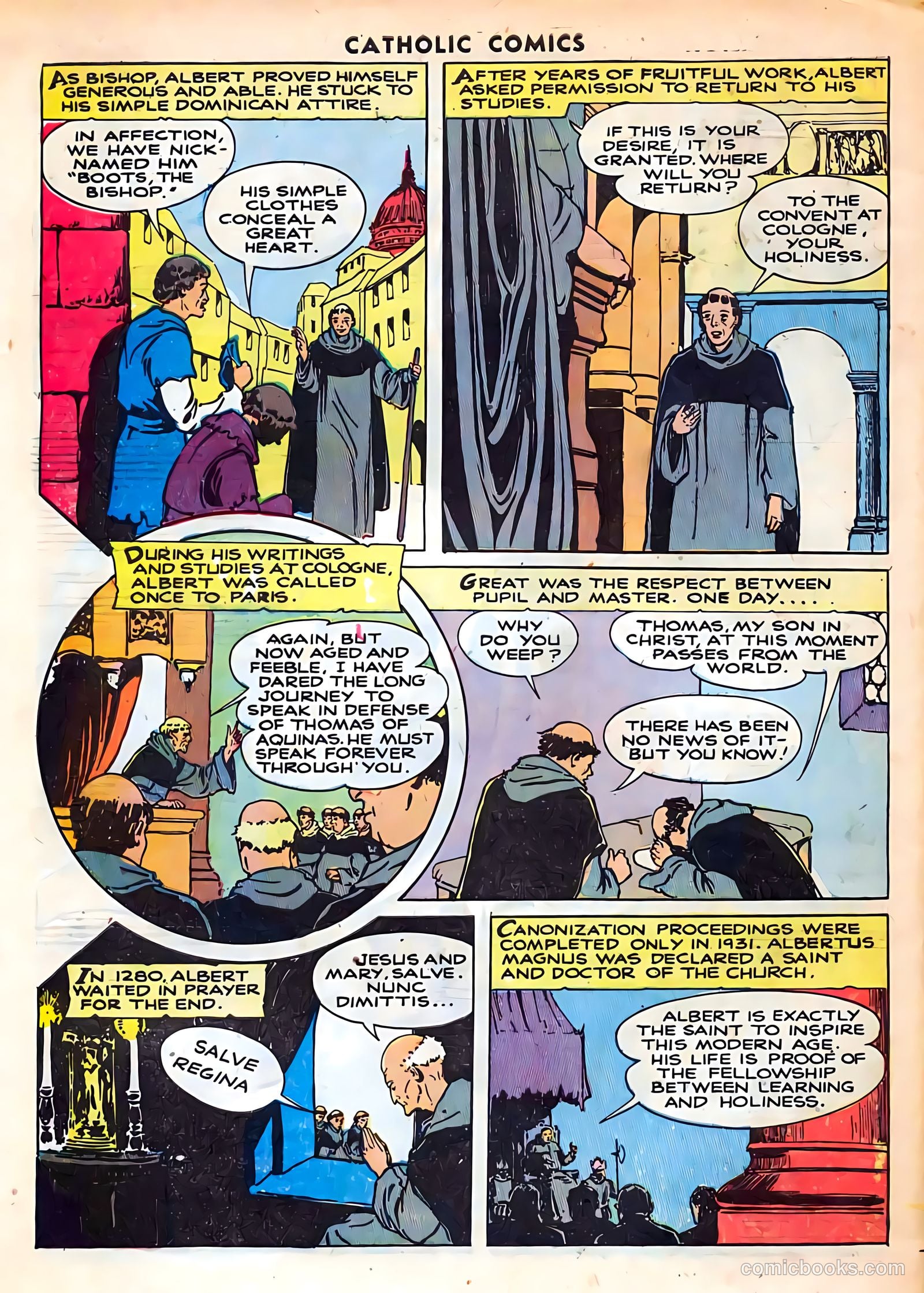 Catholic Comics #1 (1947) — page 34 of 36