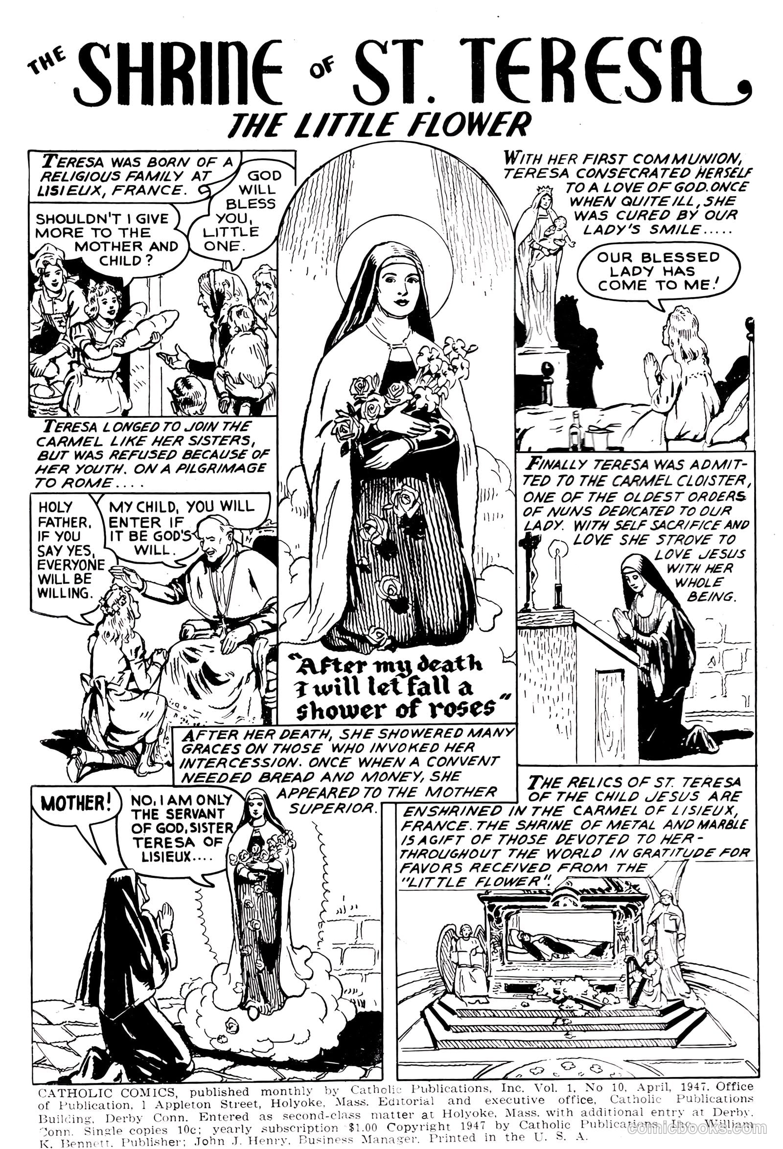 Catholic Comics #10 (1949) — page 2 of 52