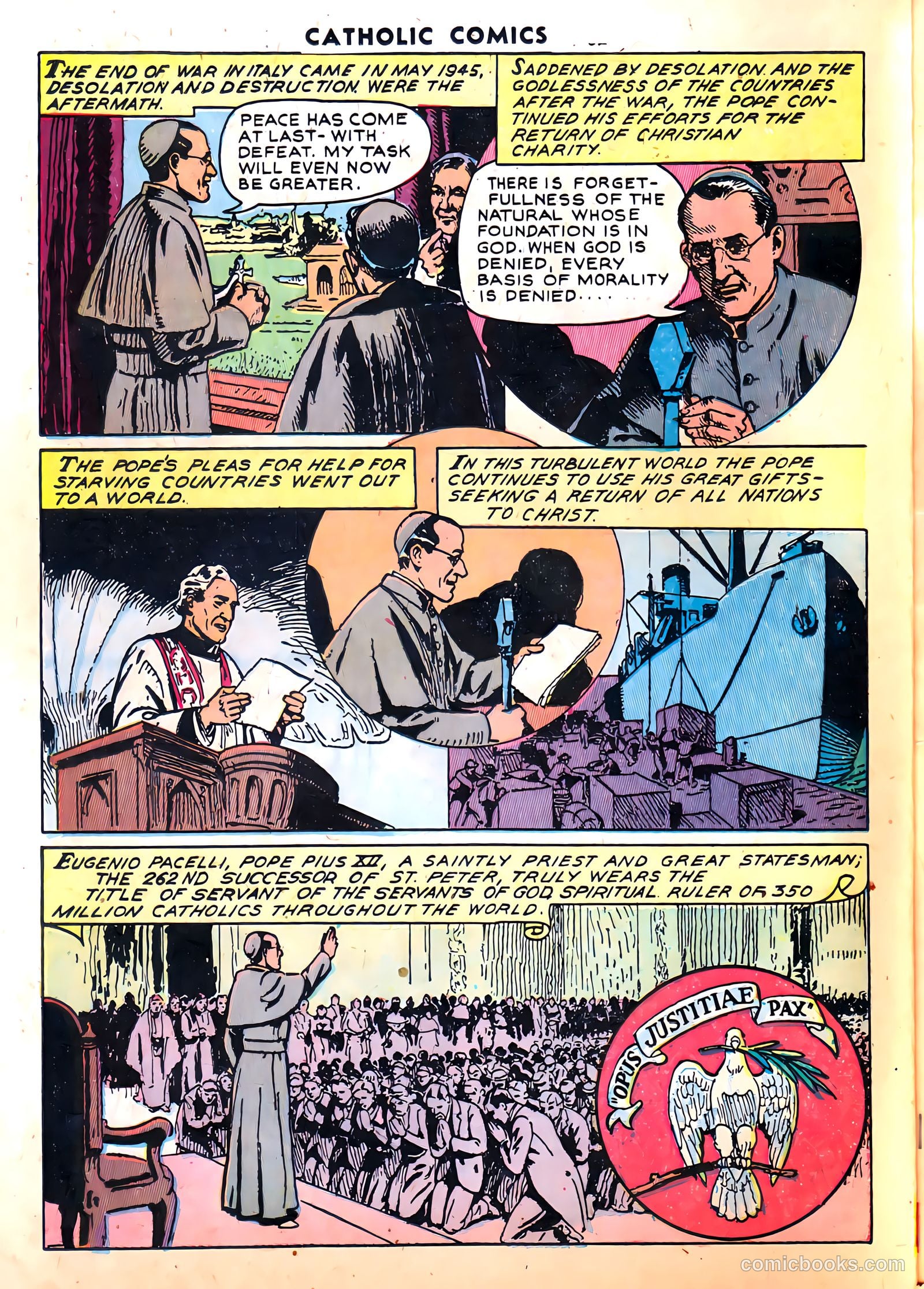 Catholic Comics #10 (1949) — page 34 of 52