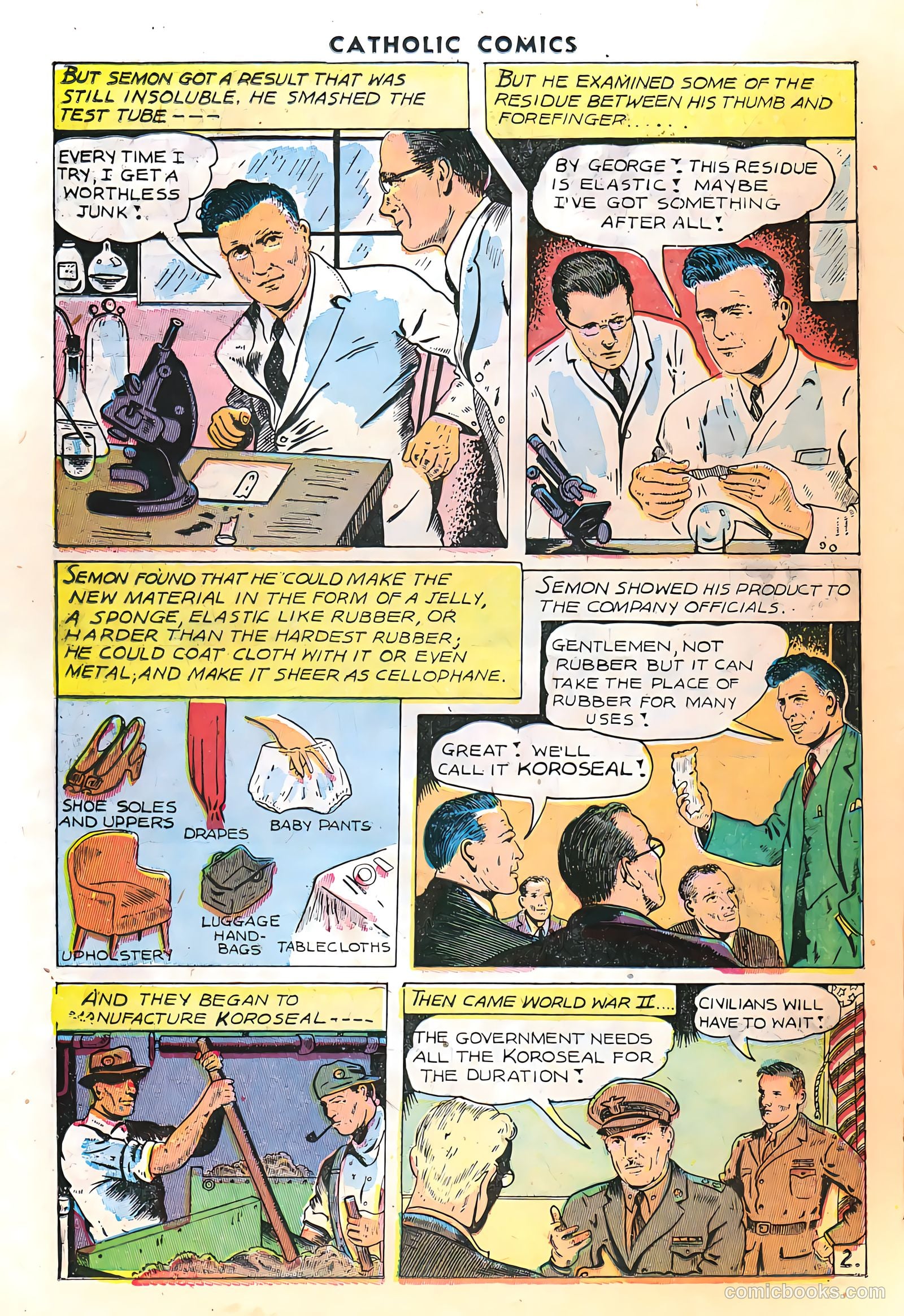 Catholic Comics #10 (1949) — page 36 of 52