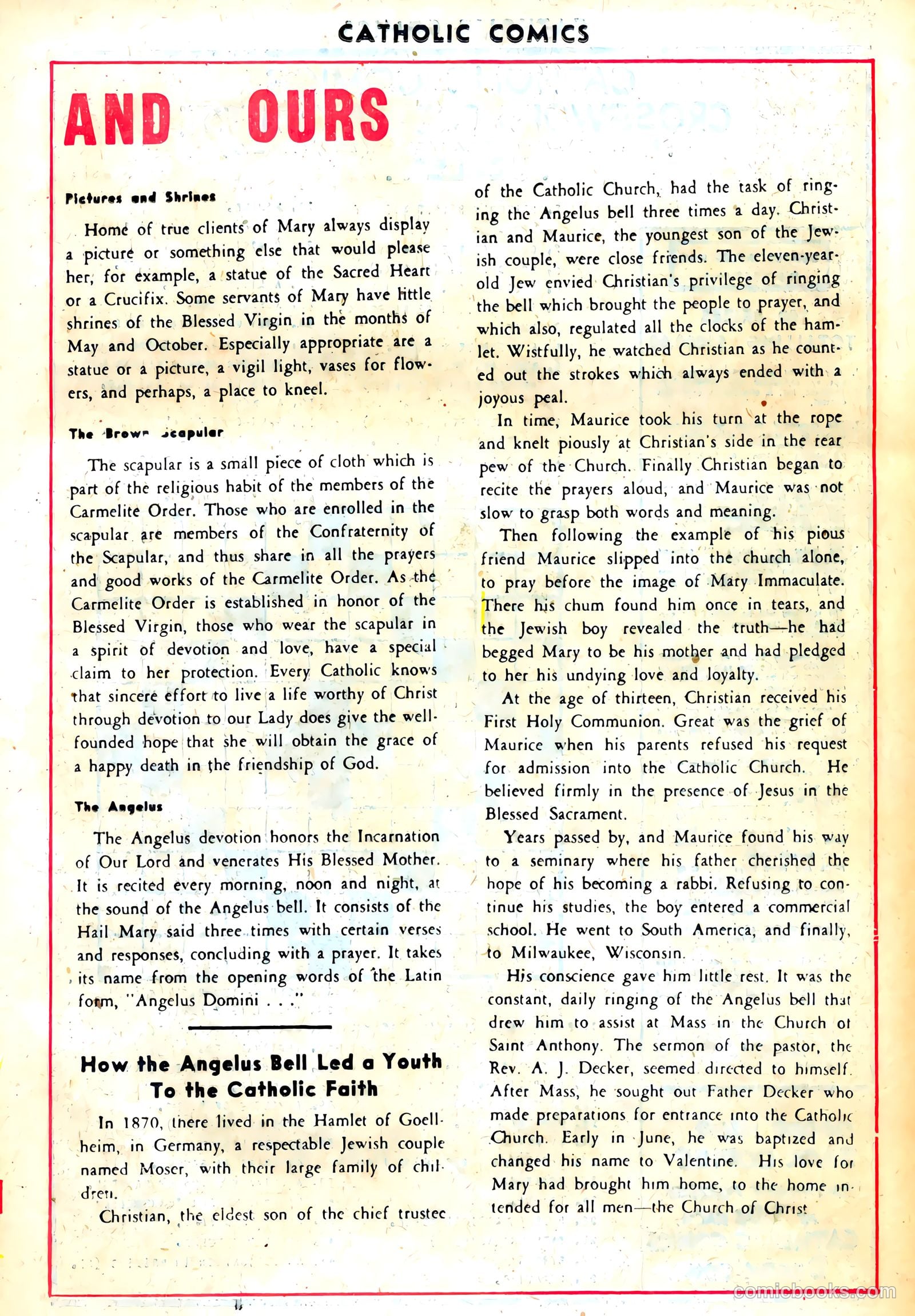 Catholic Comics #11 (1947) — page 20 of 37